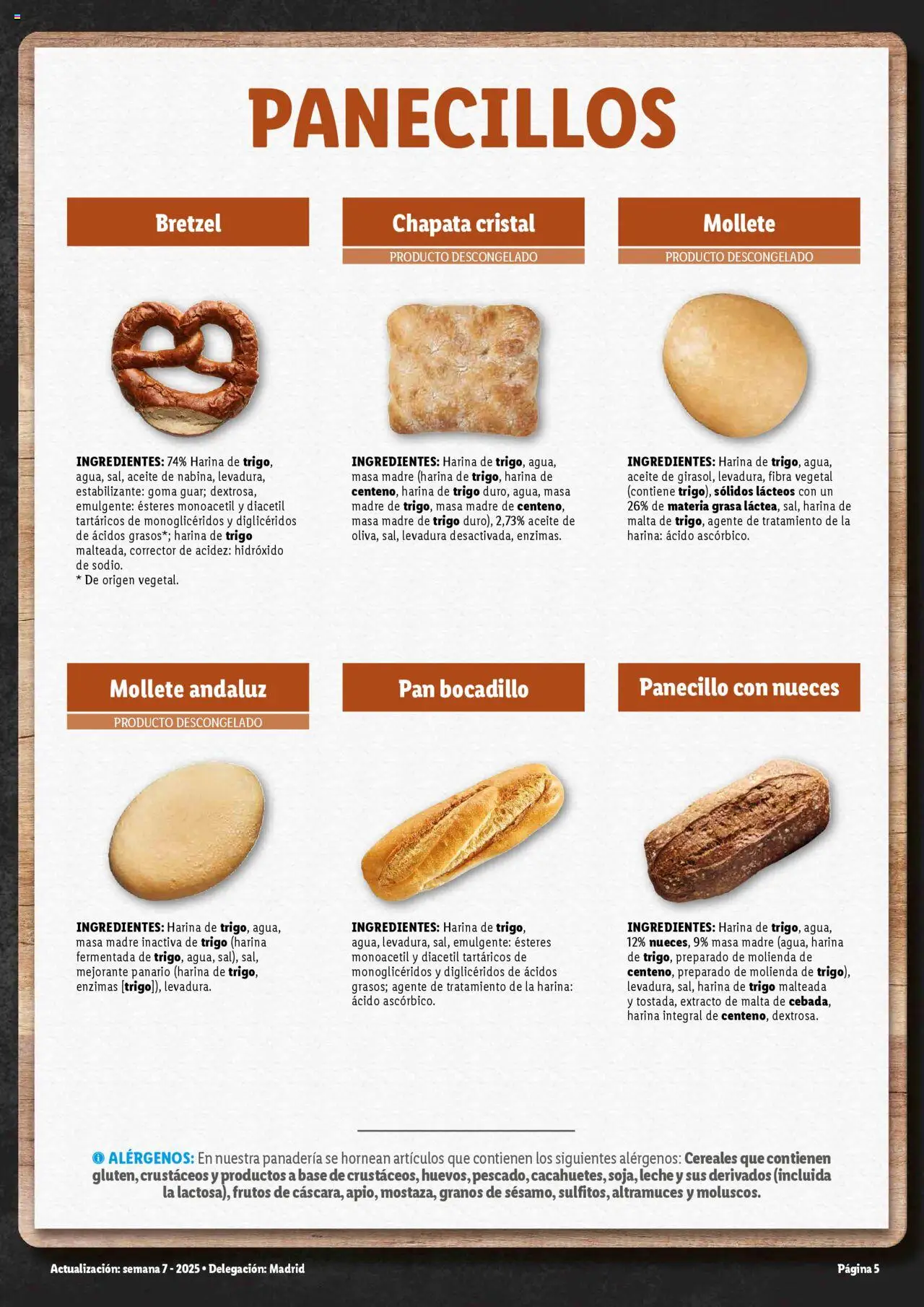 Lidl folleto │ válido desde el 28/04/2025 | Página: 5 | Productos: Masa, Leche, Levadura, Harina