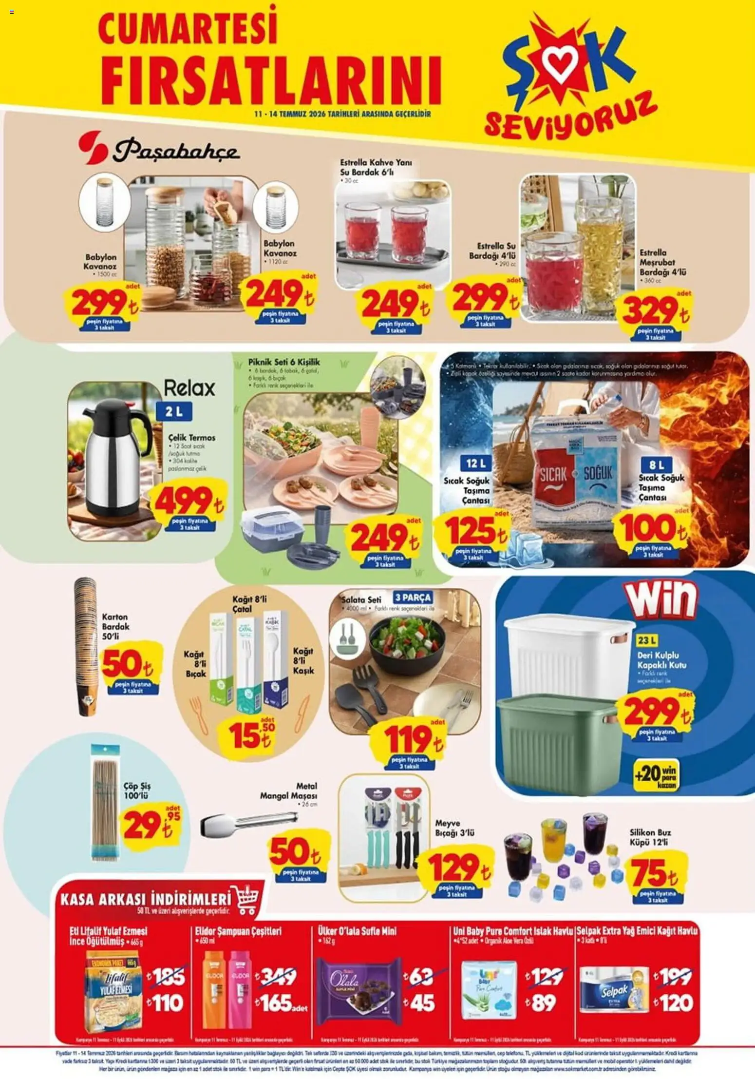 🛍️ Şok Market - Hafta sonu fırsatları, 11 Temmuz 2026 itibariyle » Özel fırsatları keşfedin ve bugün tasarruf edin! 💰