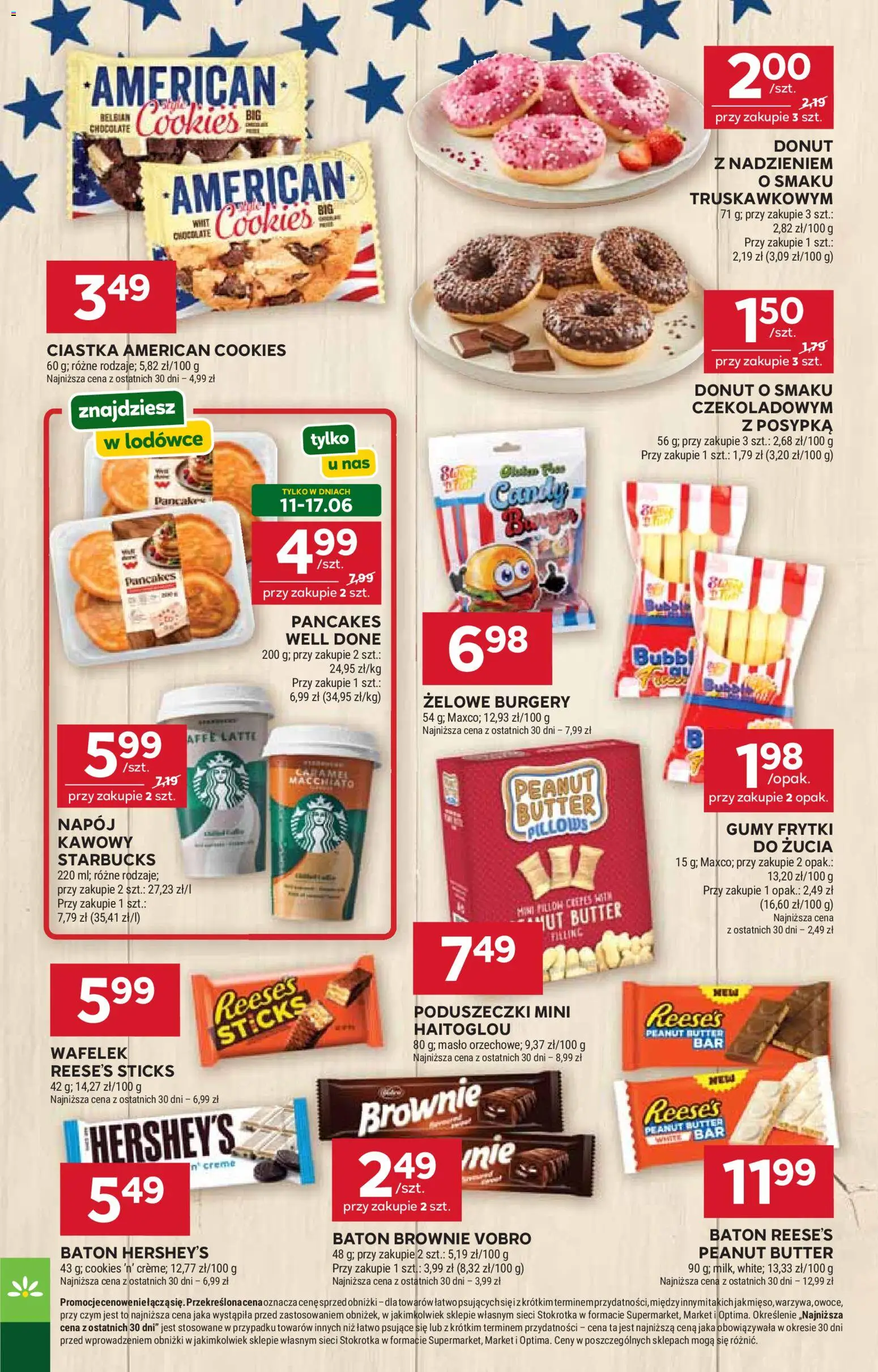 Stokrotka gazetka od 11.06.2026 | Strona: 38 | Produkty: Stokrotka, Reese's, Donut, Frytki