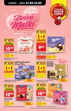 Pogląd oferty "CZEKOLADY MILKA, 250 g-300 g, Czekolady Milka, 250 g-300 g" - ważna od 21.05.2026 | Strona: 4 | Produkty: Czekolady, Praliny, Milka, Mascarpone