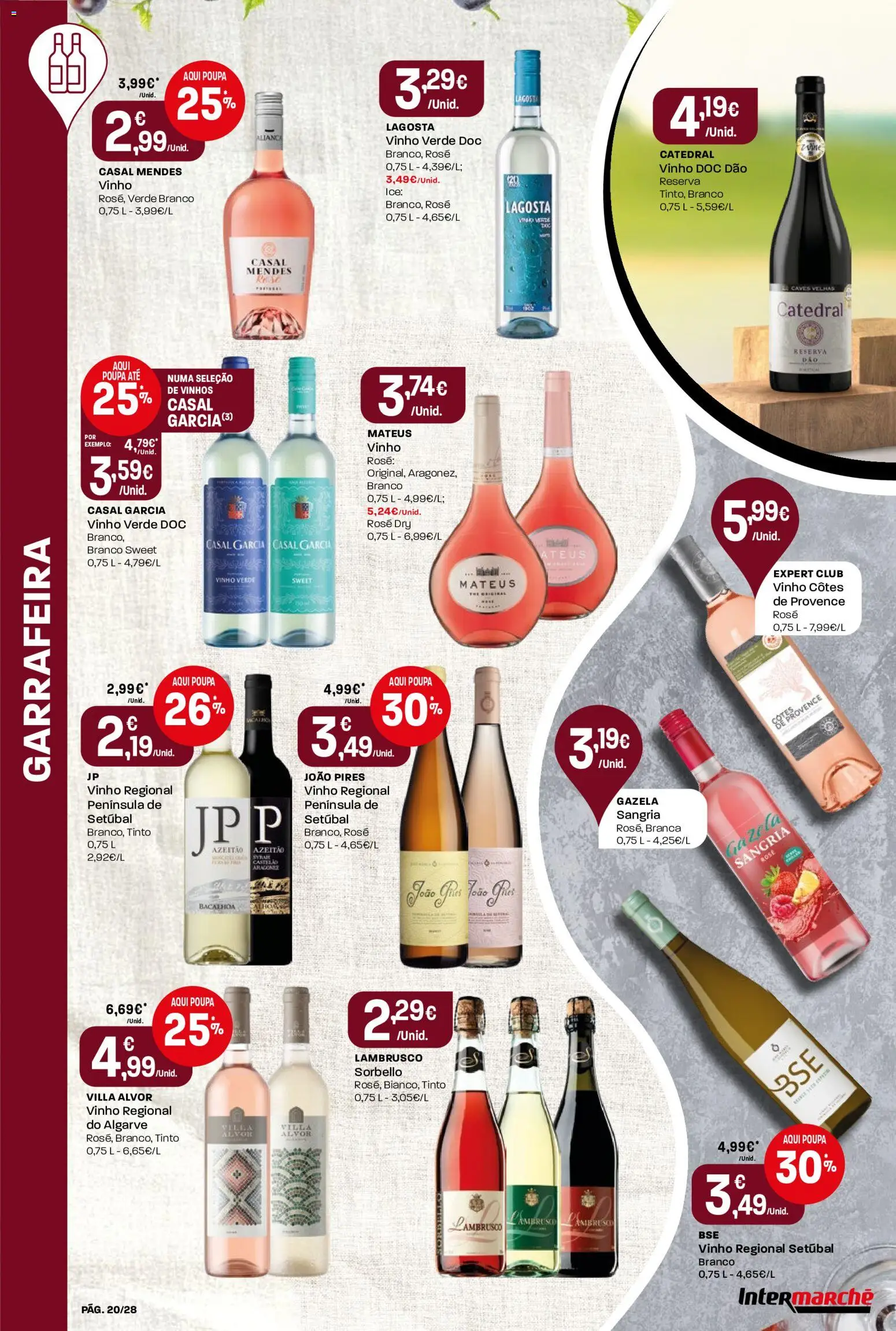 Intermarché Folheto Contact │ válido de 02/07/2026 | Página: 20 | Produtos: Lagosta, Vinho