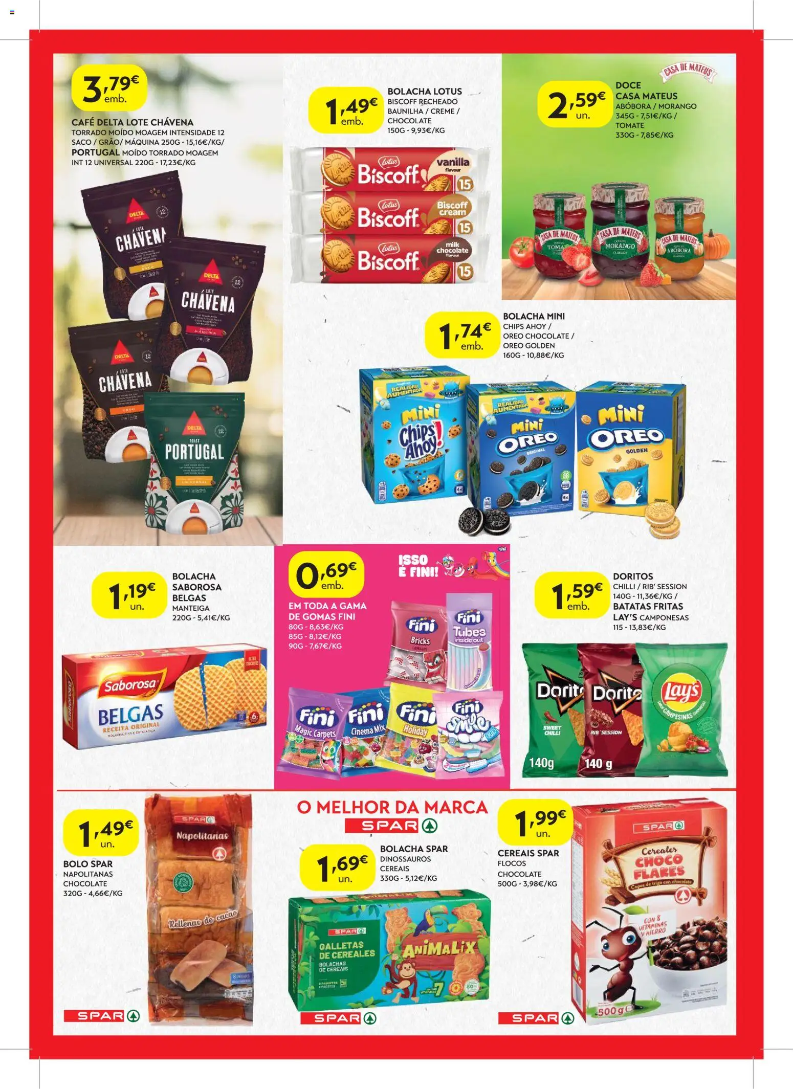 Spar folheto │ válido de 07/07/2026 | Página: 6 | Produtos: Bolo, Manteiga, Café, Abóbora