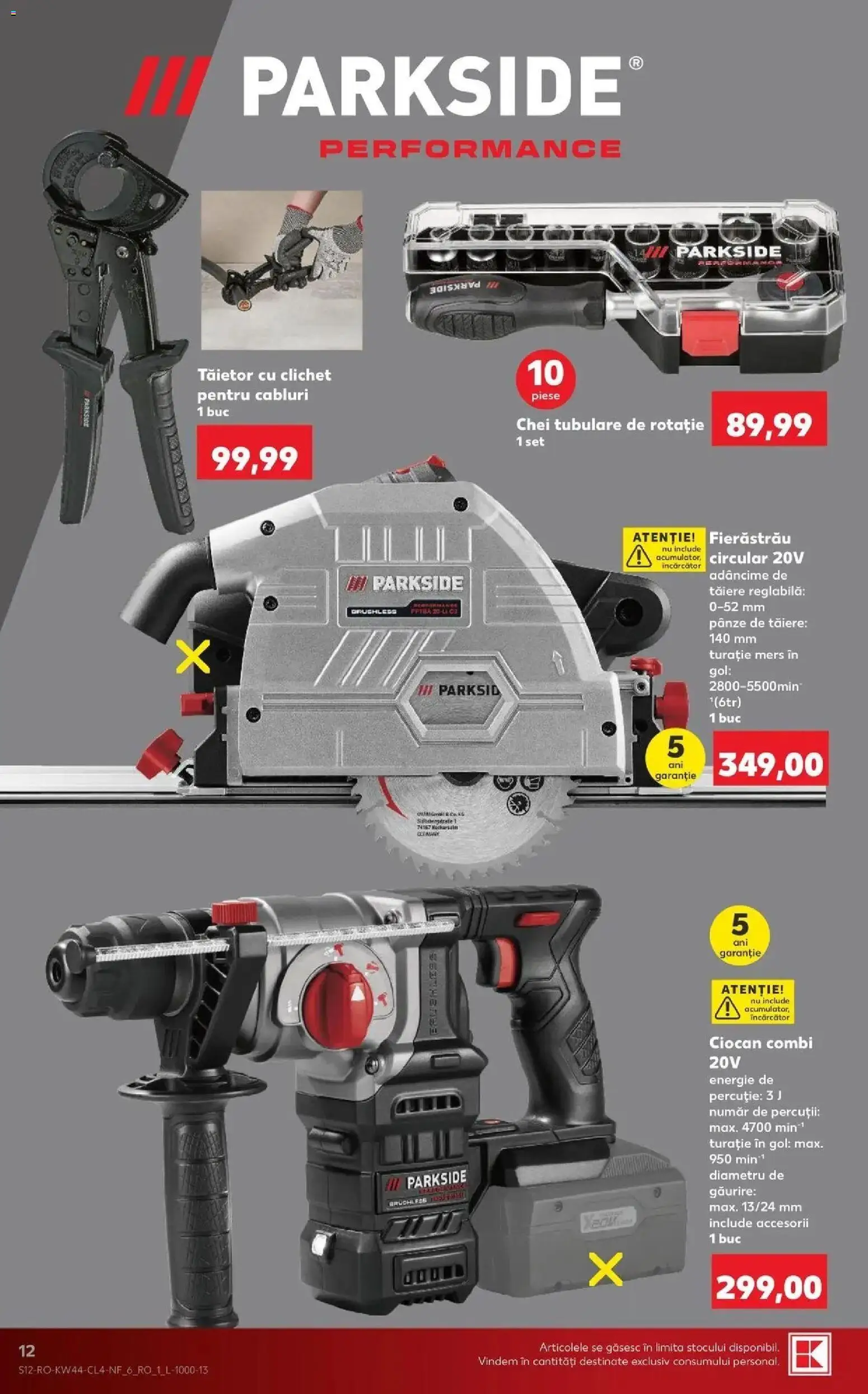 Kaufland Alba Iulia 28.10.2026 - Revista si Oferta | Pagină: 12 | Produse: Încărcător, Parkside, Pânze
