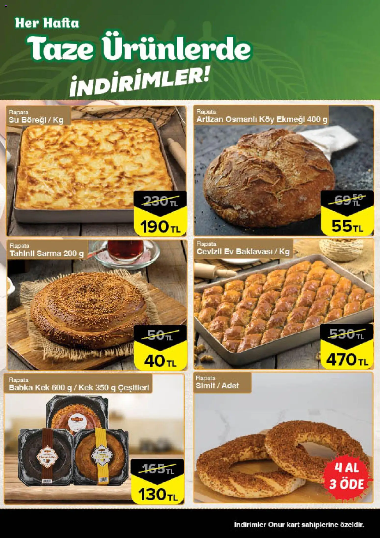 Onur Market - Taze Ürünlerde İndirimler - Bursa - 07.05.2026 tarihinden itibaren geçerlidir | Sayfa: 4 | Ürünler: Su