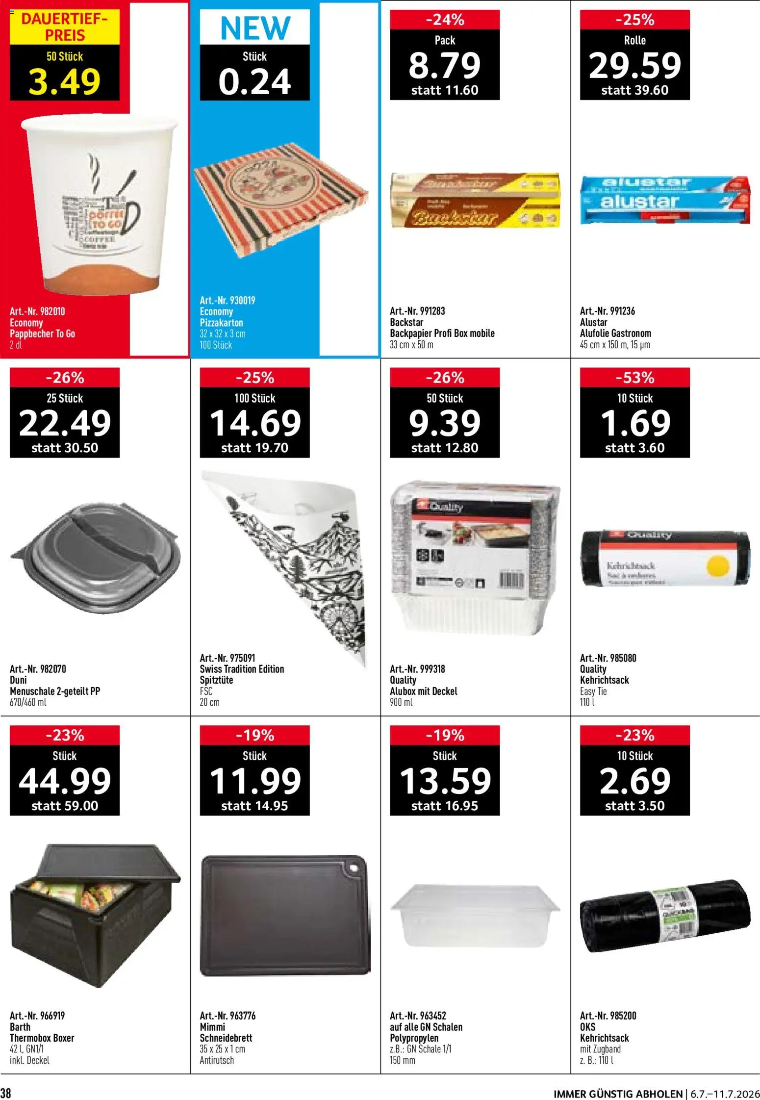 🛍️ Prodega aktionen ab 06.07.2026 » Entdecken Sie exklusive Rabatte und sparen Sie noch heute! 💰 | Schweiz