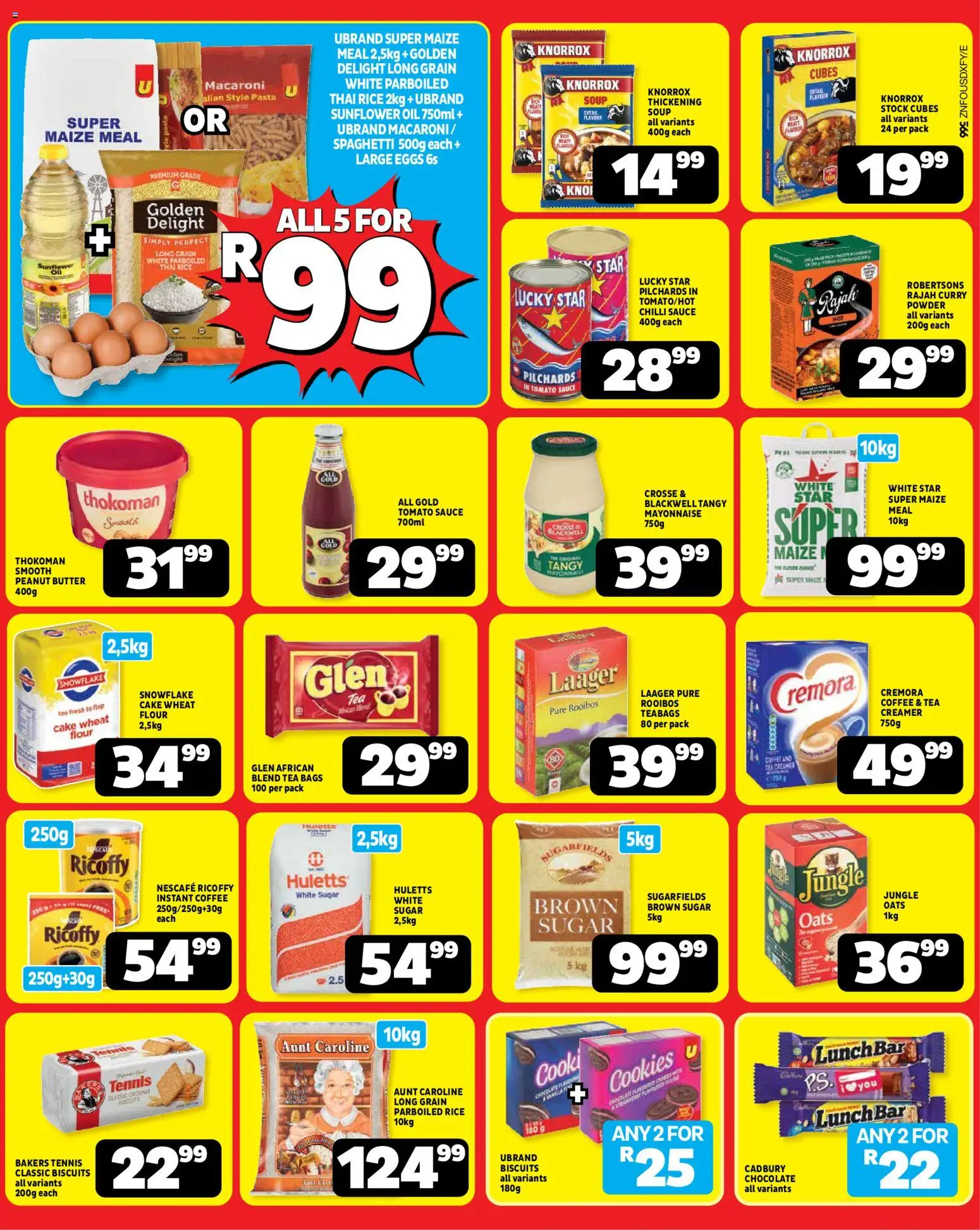 New Usave catalogue – valid from 24/08/2026 | Page: 2 | Products: Coffee, Pasta, Peanut butter, Mayonnaise