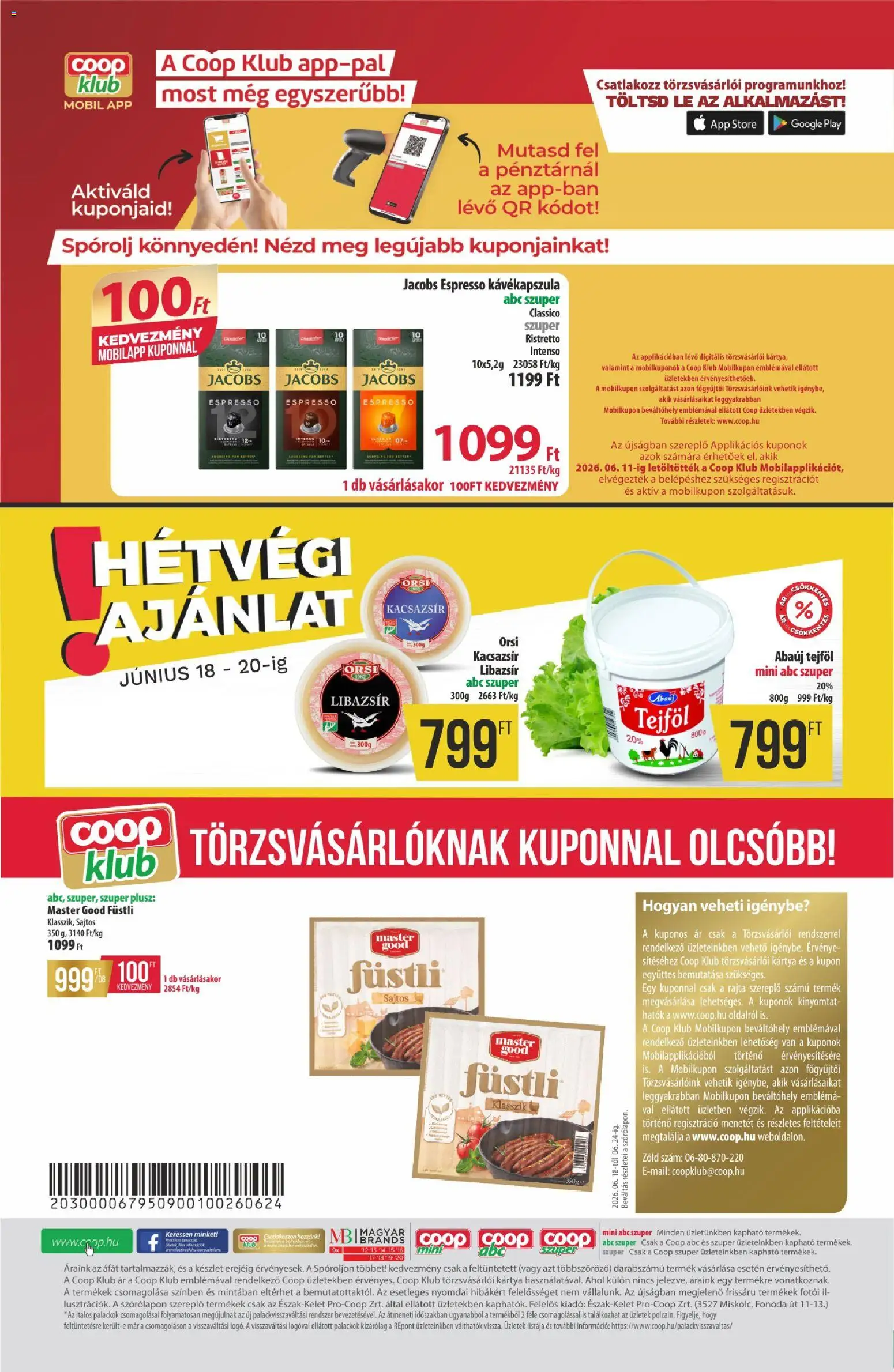 COOP akciós ujság - amely érvényes a következő dátumtól: 18.06.2026 | Oldal: 12