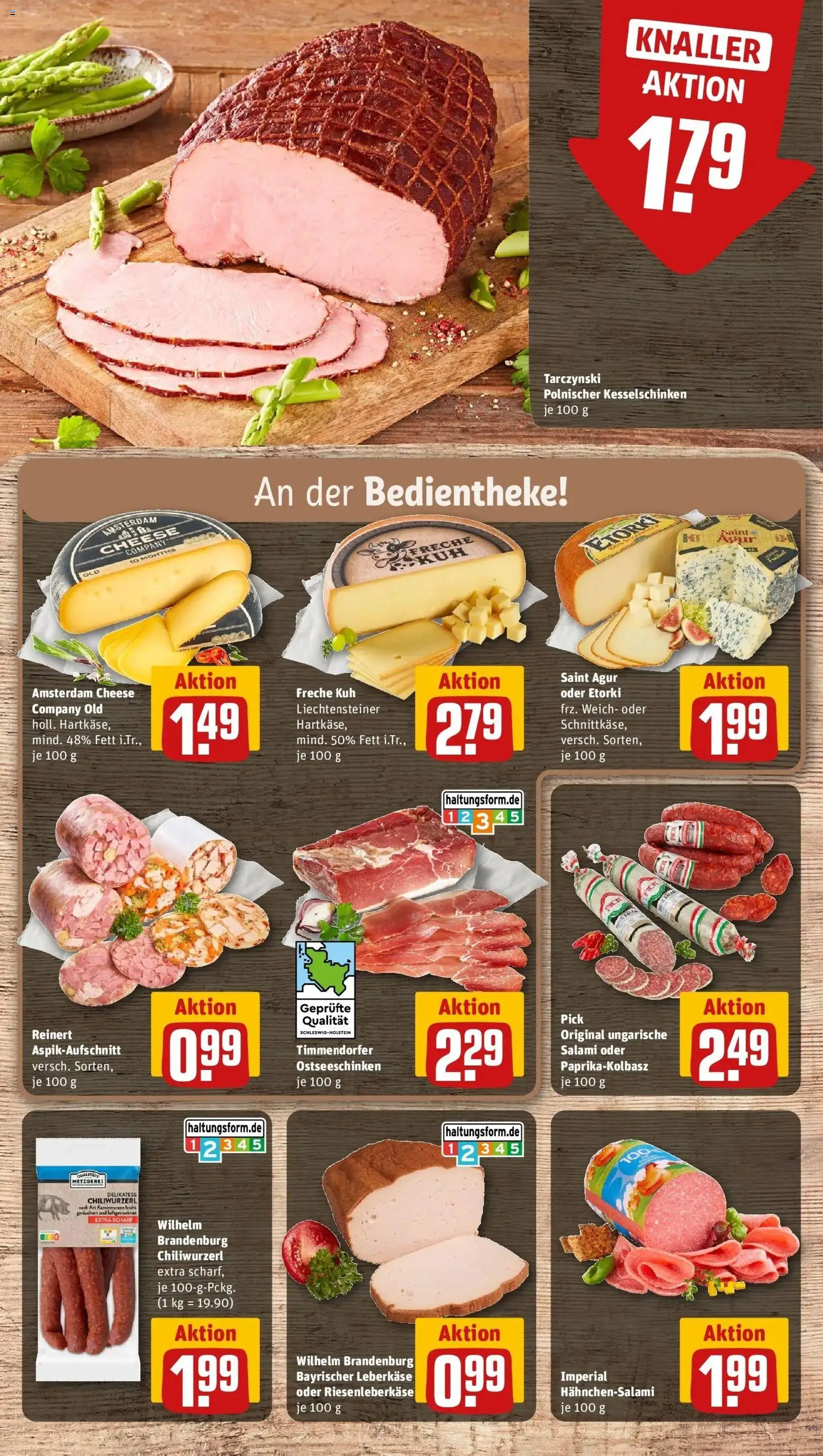 REWE Prospekt ab 14.09.2026 zum Blättern » Angebote | Seite: 7 | Produkte: Salami, Leberkase