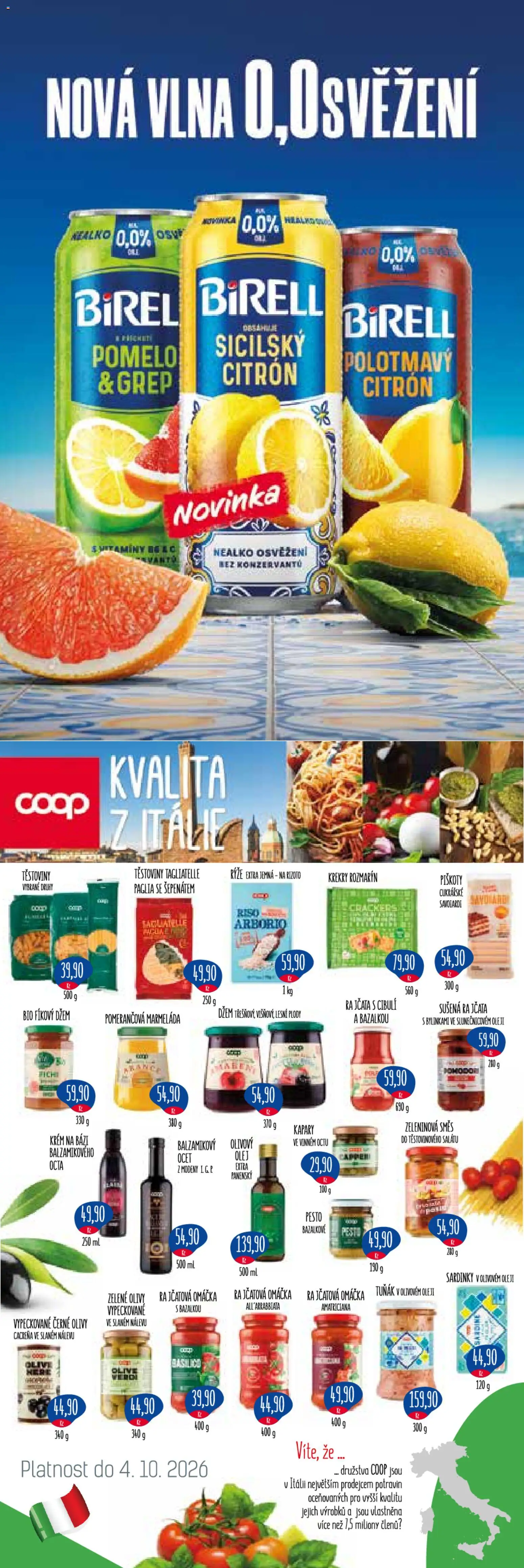 Konzum leták od 19.08.2026 | Strana: 3 | Produkty: Birell, Kapary, Rizoto, Lesní plody