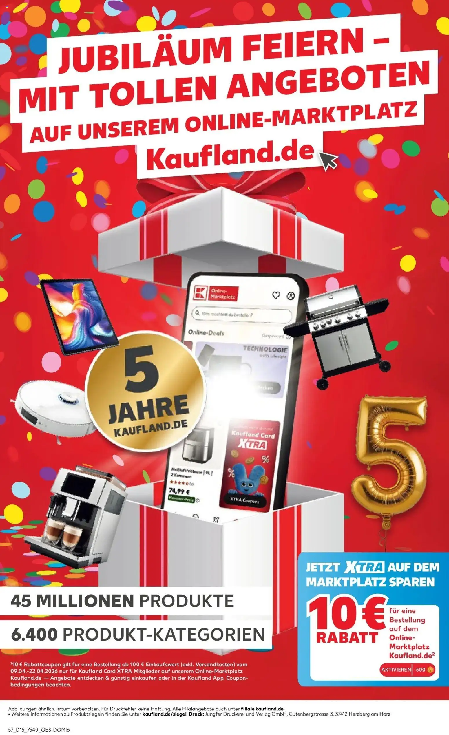 Kaufland Prospekt Oschersleben (Bode)	 – gültig ab 08.04.2026 | Seite: 57 | Produkte: Heißluftfritteuse