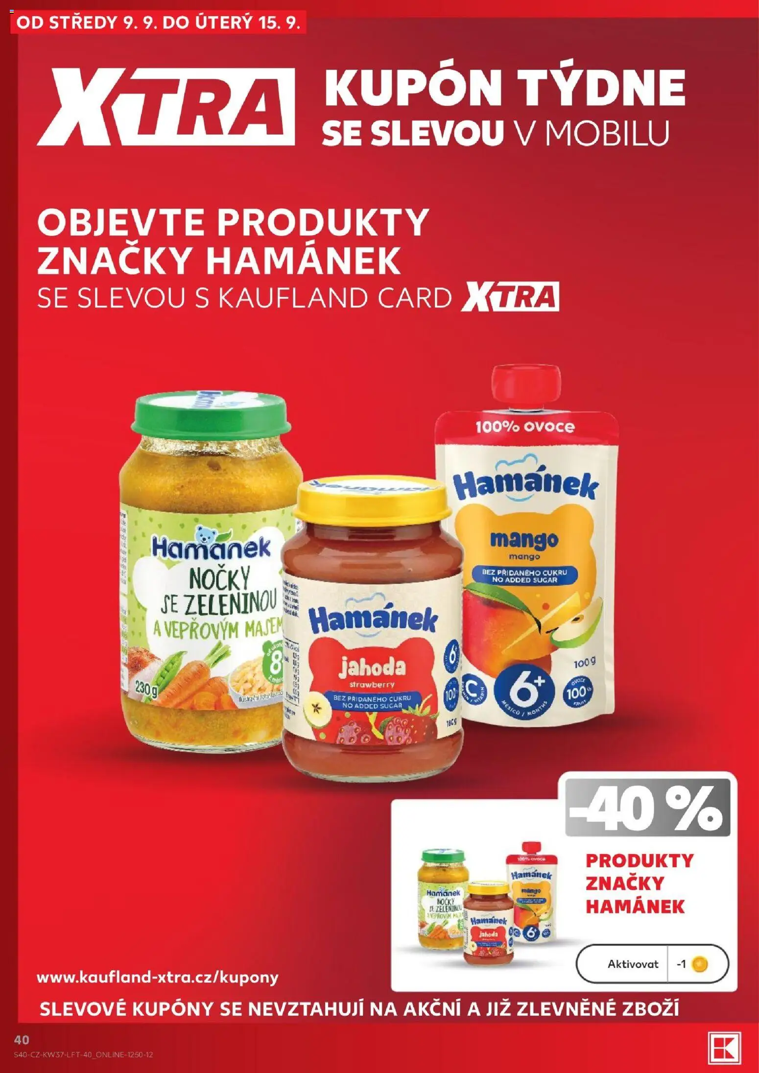 Kaufland leták - Kolín od 09.09.2026 | Strana: 40