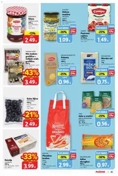 Plodine Katalog - Pregled kataloga iz trgovine Plodine, vrijedi od 13.05.2026 | Stranica: 31 | Proizvodi: Okruglice, Podravka, Sol, Rajčica
