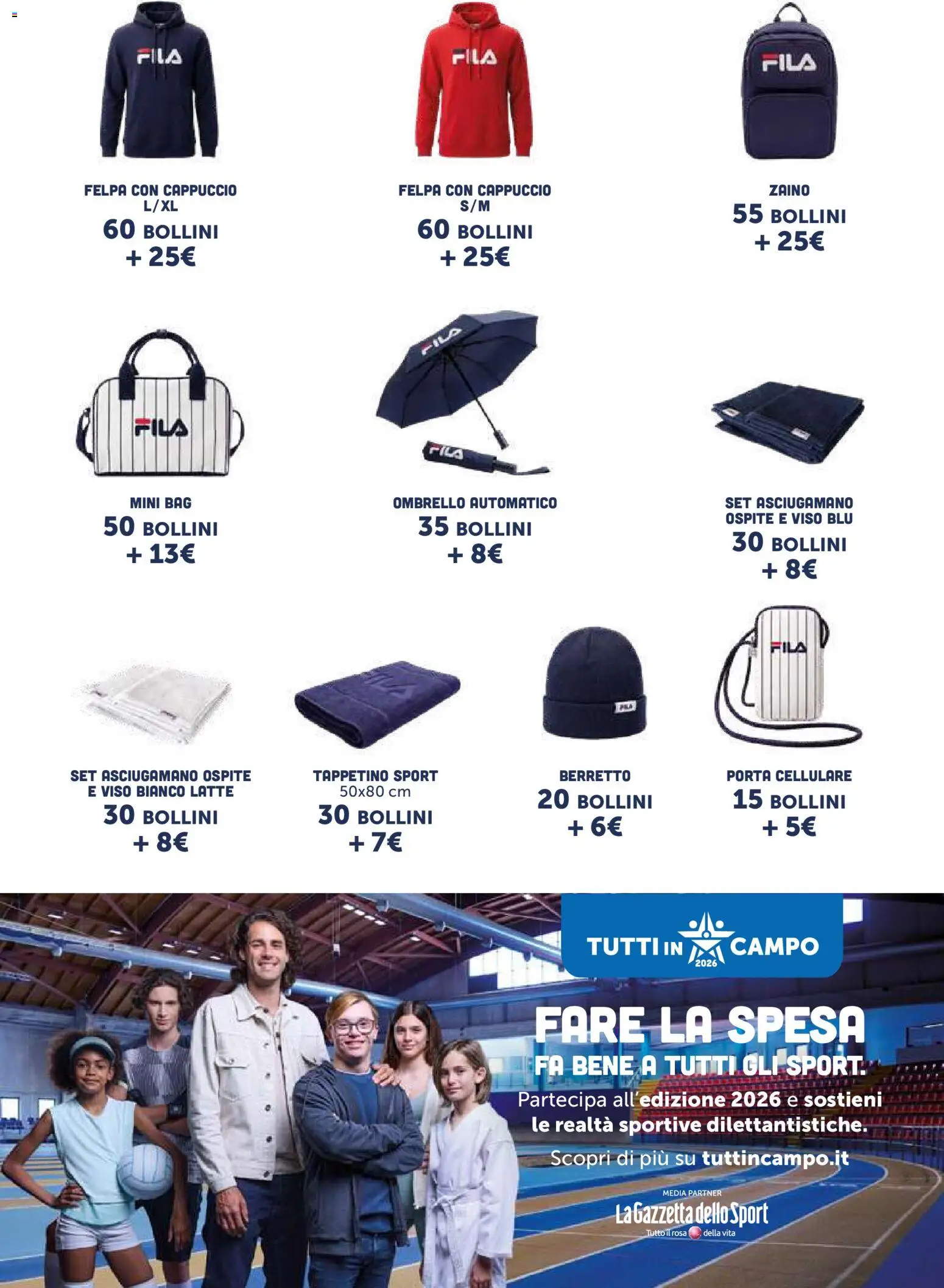 Volantino Il Centesimo del 01/09/2026 | Pagina: 21 | Prodotti: Felpa, Latte, Zaino, Asciugamano