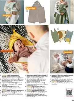 Vista previa IKEA - Niños válido desde el 01/09/2026 | Página: 43 | Productos: Bañera para bebé, Funda, Algodón, Baño