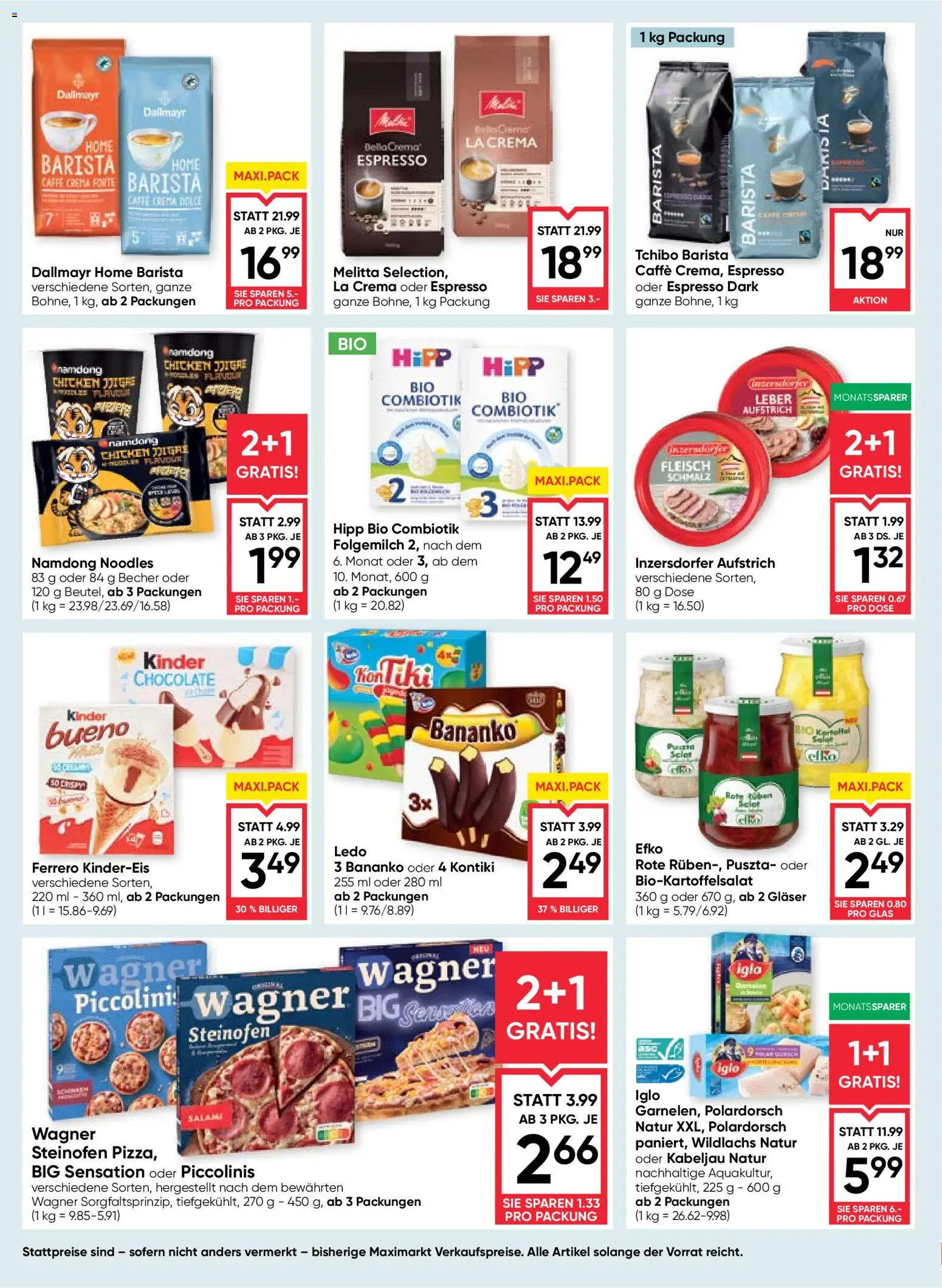 Maximarkt Flugblatt gültig ab 20.08.2026 | Seite: 10 | Produkte: Schmalz, Salami