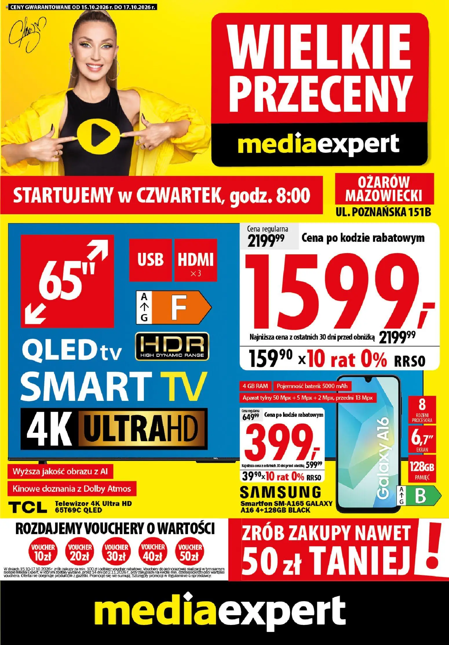 Mediaexpert promocje - Wielkie otwarcie Ożarów Mazowiecki od 15.10.2026 | Strona: 1