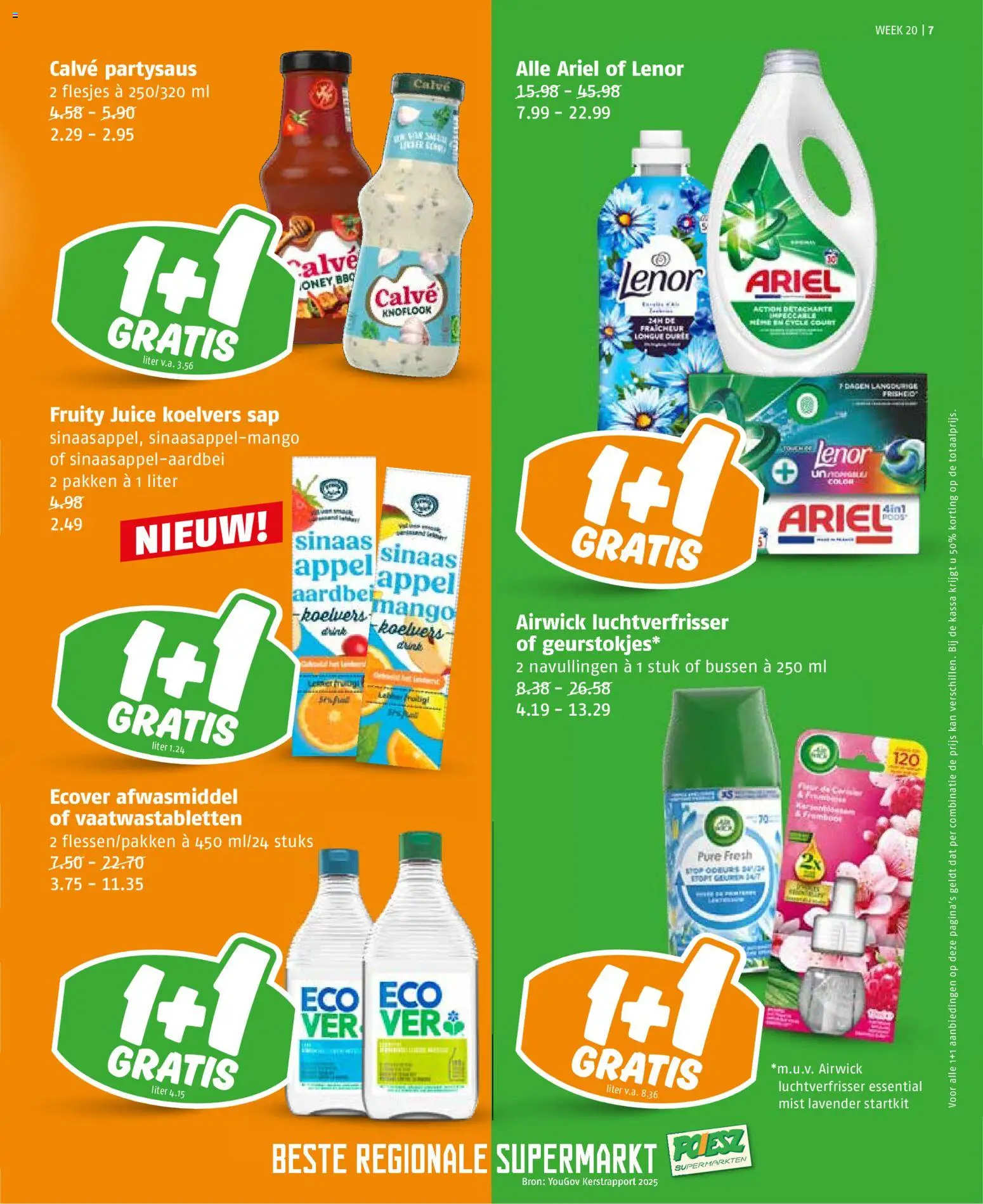 {H1} | Pagina: 7 | Producten: Afwasmiddel, Luchtverfrisser, Knoflook, Mango