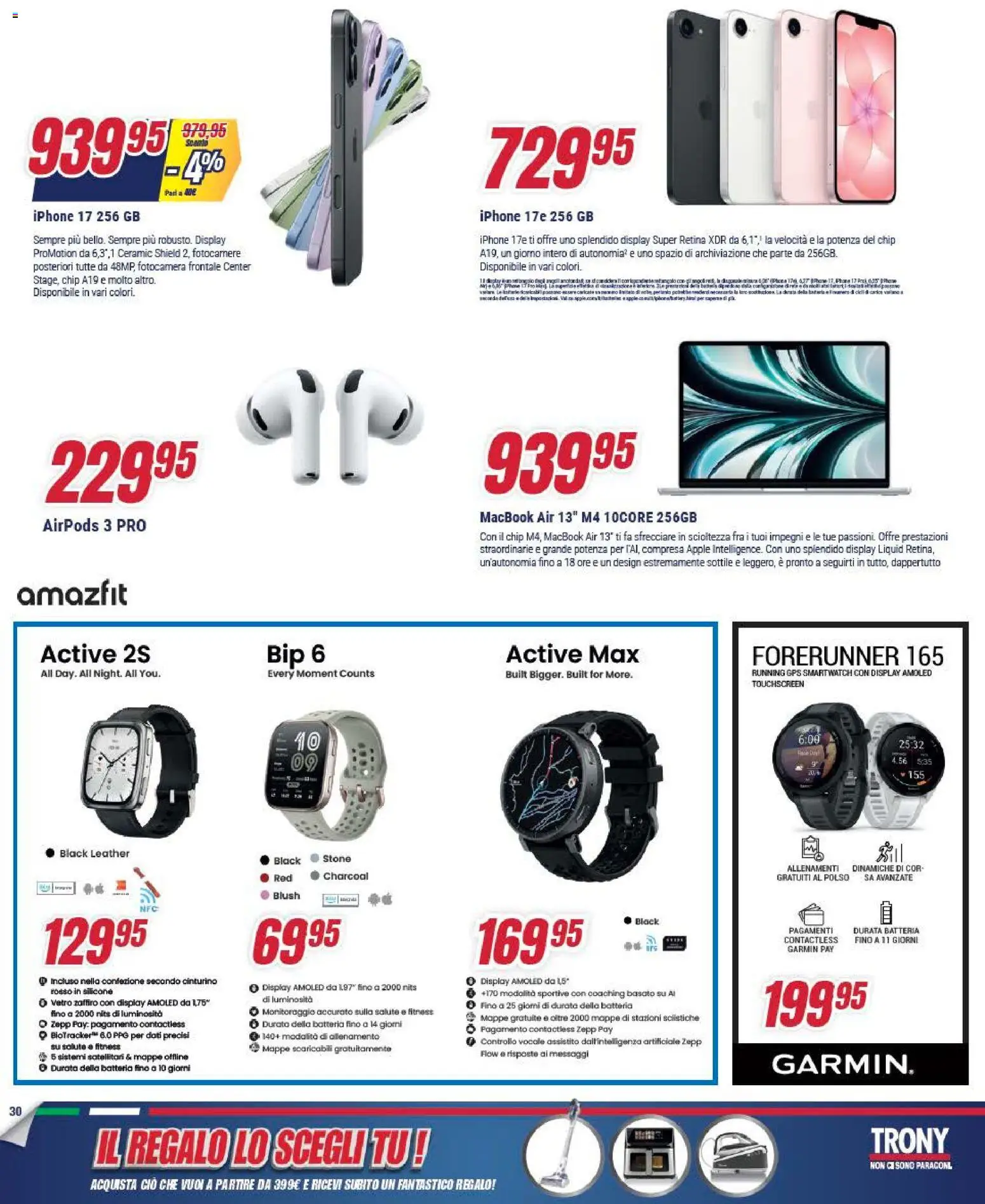 Volantino Trony del 09.04.2026 | Pagina: 30 | Prodotti: Iphone, Silicone, Airpods, Blush
