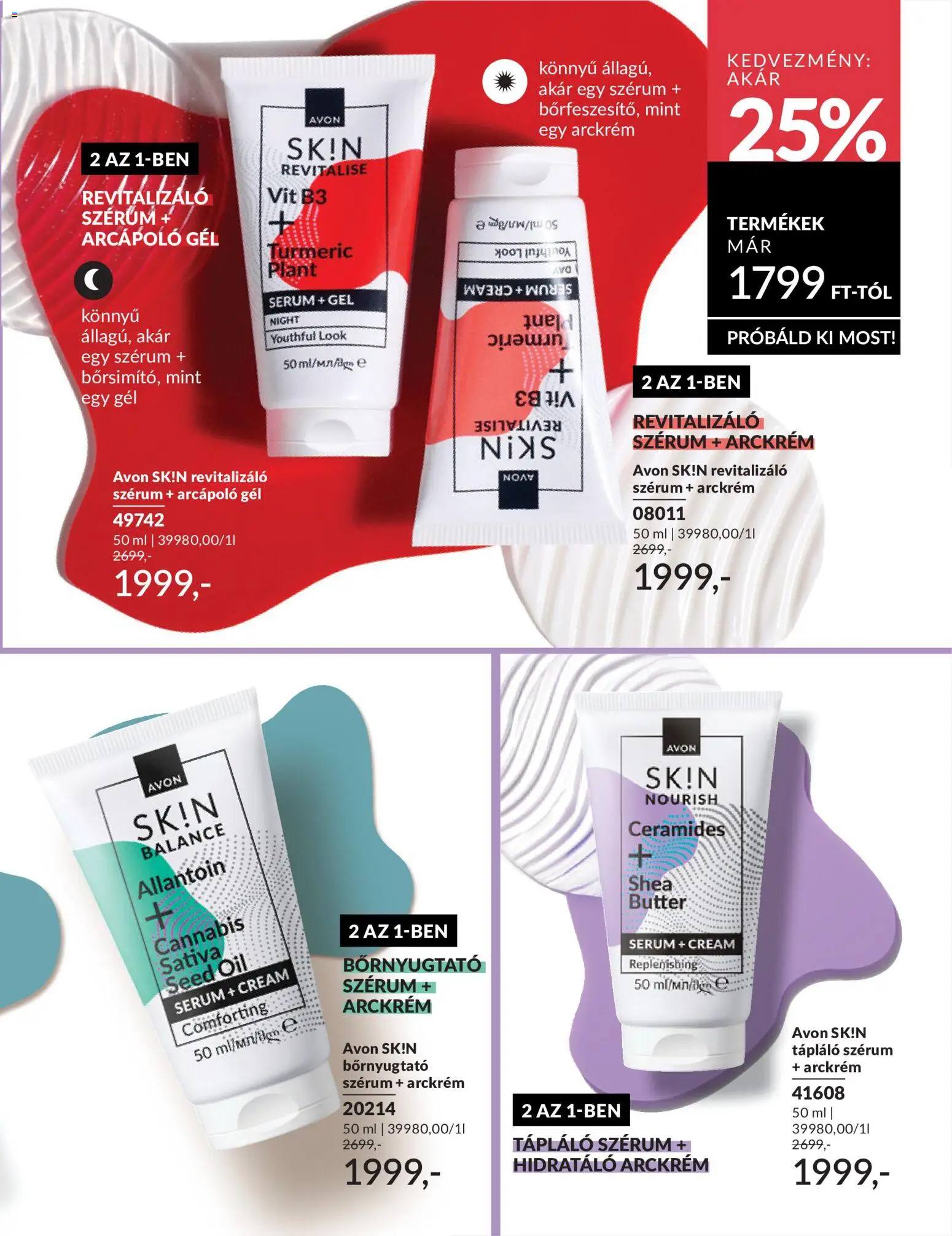 Avon akciós ujság - amely érvényes a következő dátumtól: 01.05.2026 | Oldal: 135 | Termékek: Arckrém