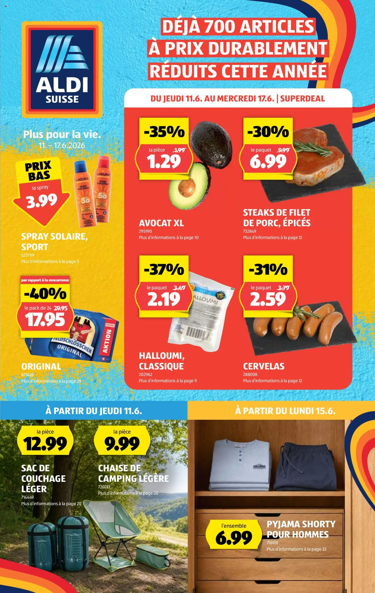 Aldi aktionen FR – gültig ab 11.06.2026 | Seite: 1 | Produkte: Pyjama
