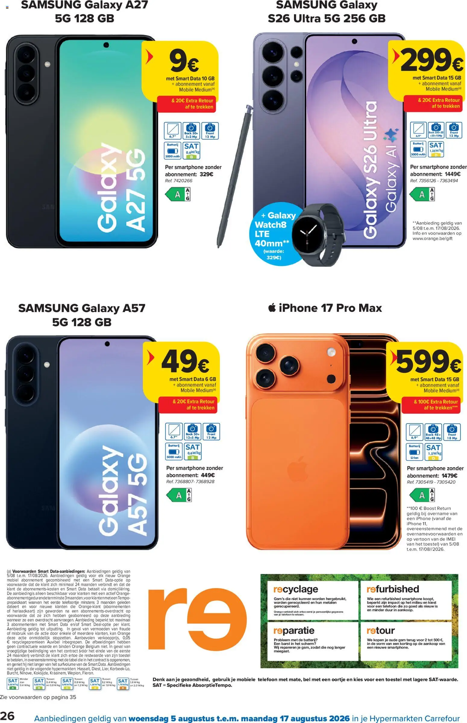 {H1} | Pagina: 26 | Producten: Telefoon, Smartphone, Boost, Mobiele telefoon