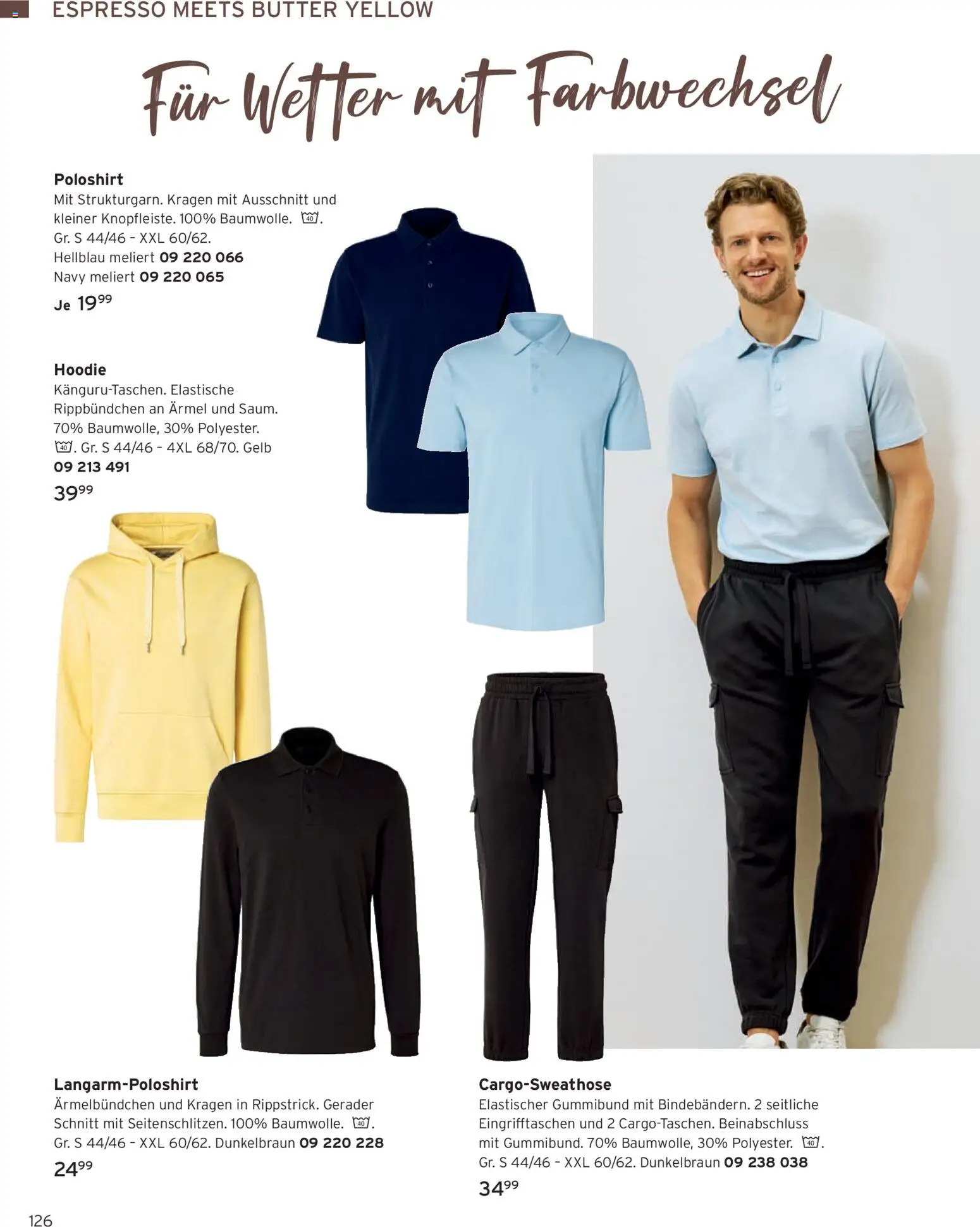 Angebote Tchibo – gültig ab 01.09.2026 | Seite: 126 | Produkte: Butter, Hoodie, Poloshirt