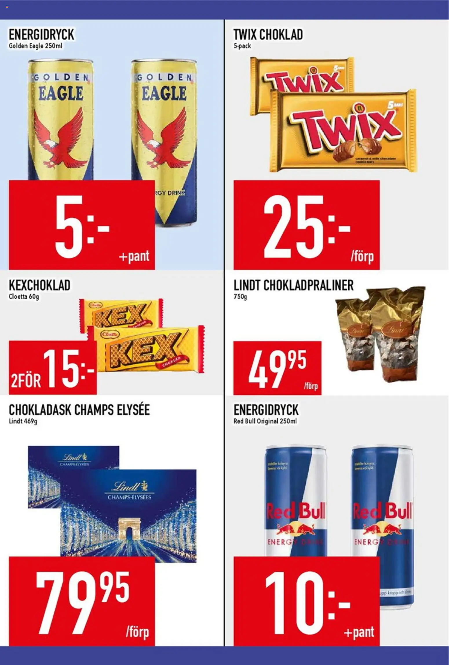 Matdax reklamblad aktuell från 20/07/2026 | Sida: 16 | Produkter: Red bull, Choklad, Energidryck
