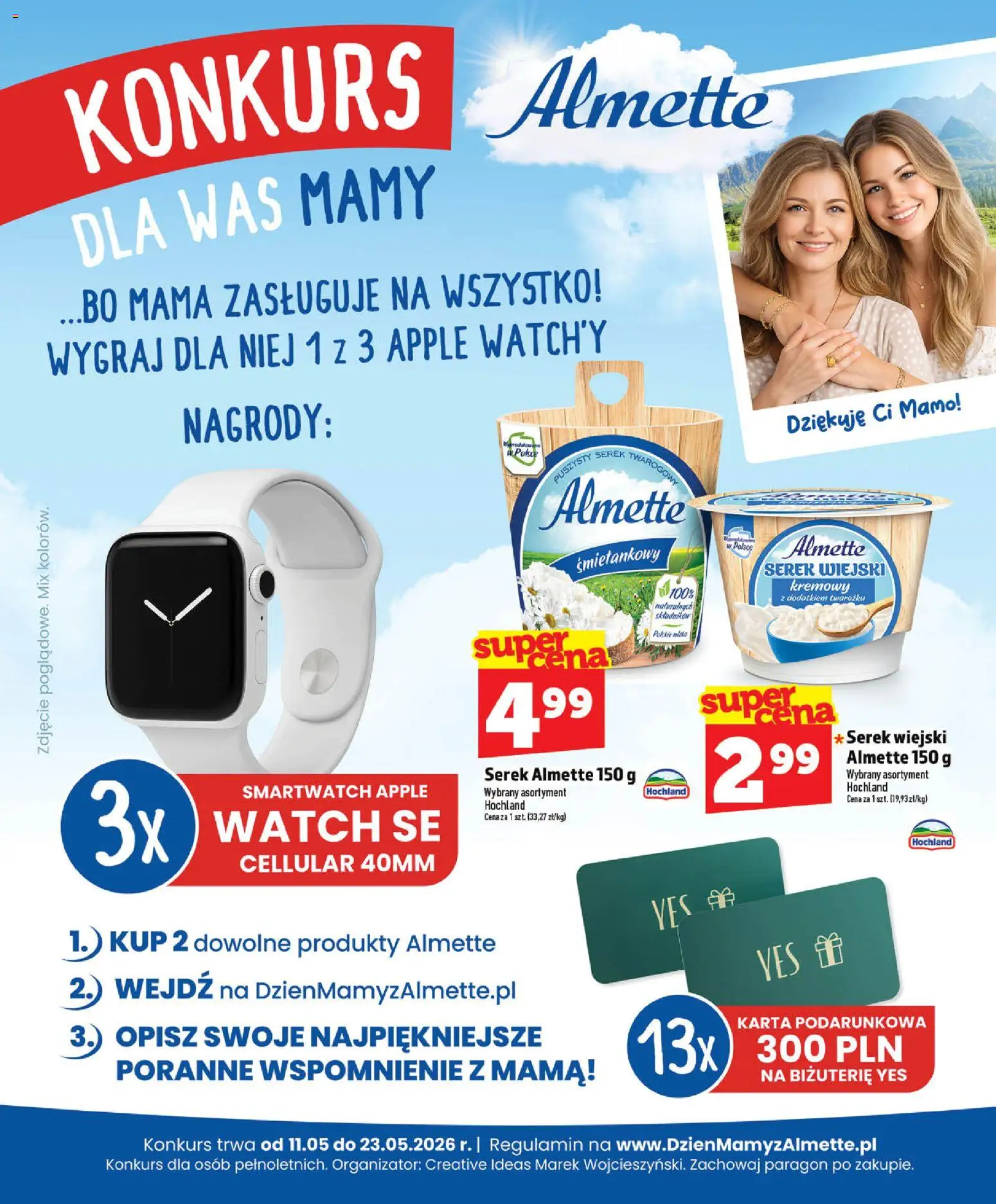 Topaz gazetka od 14.05.2026 | Strona: 27 | Produkty: Karta, Serek, Smartwatch, Serek wiejski