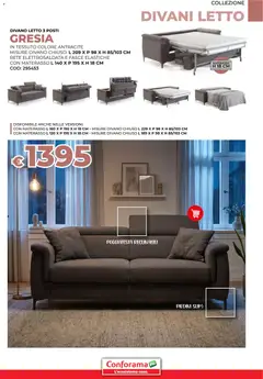 Anteprima del volantino Conforama Divani catalogo valido a partire dal 11.02.2026 | Pagina: 11 | Prodotti: Divano letto, Letto, Materasso, Divano