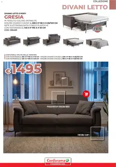 Anteprima del volantino Conforama Divani catalogo valido a partire dal 11/02/2026 | Pagina: 11 | Prodotti: Divano letto, Letto, Materasso, Divano