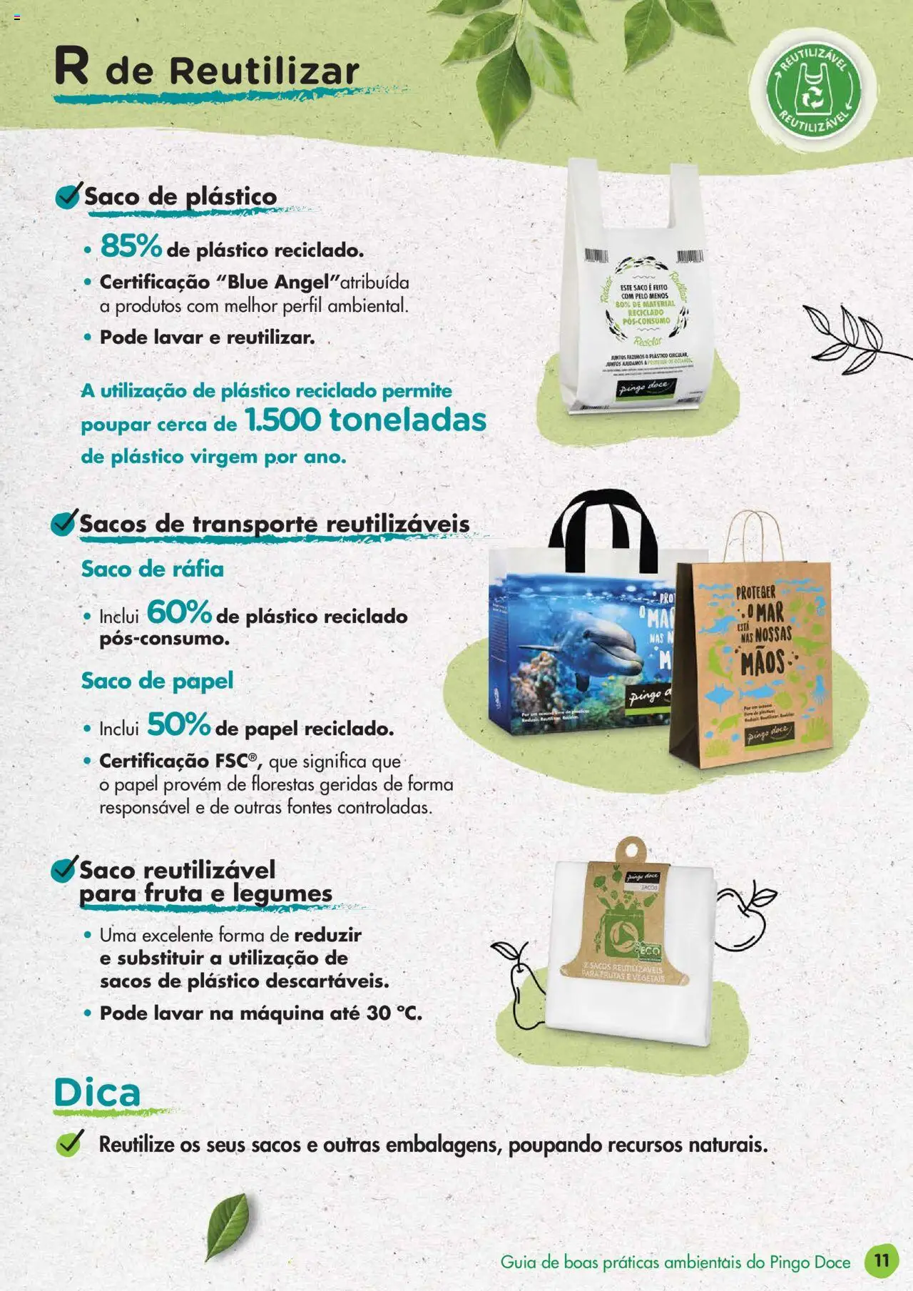 Pingo Doce Guia de Boas Práticas Ambientais │ válido de 24.02.2022 | Página: 11