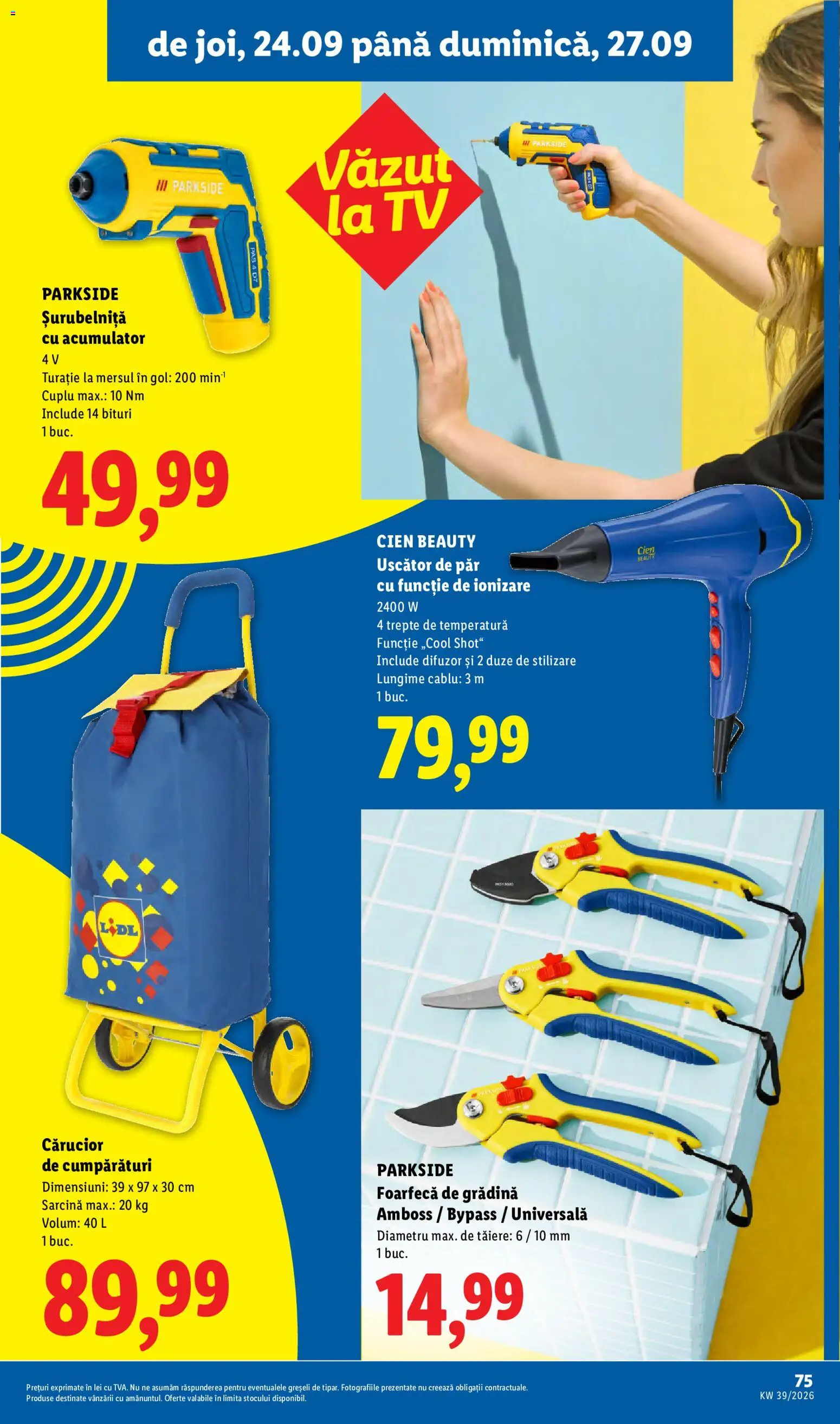 Noul catalog Lidl – valabil de la 21.09.2026 | Pagină: 75