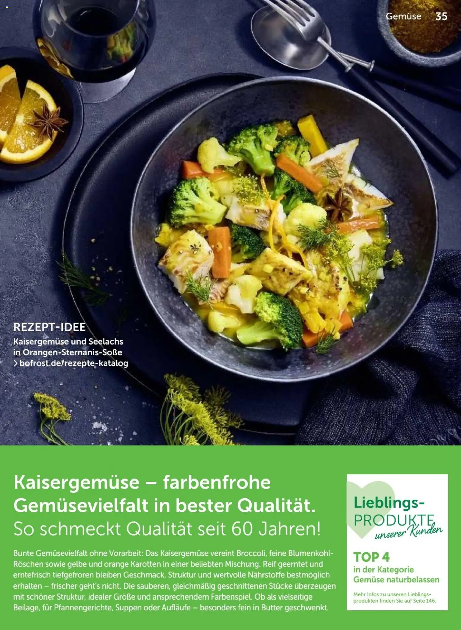 Bofrost Katalog – gültig ab 07.09.2026 | Seite: 35 | Produkte: Top, Butter, Gemüse, Blumenkohl