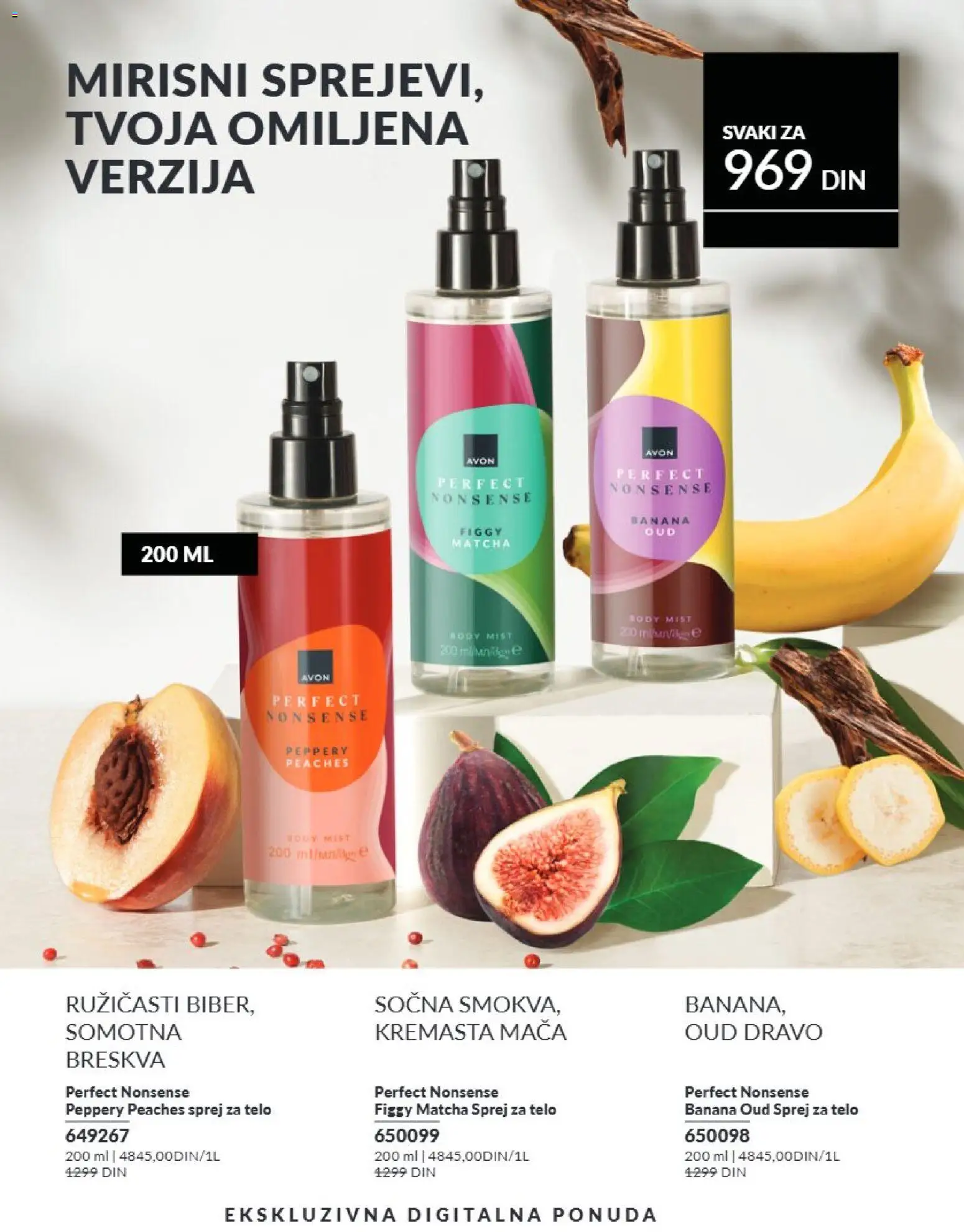 AVON katalog - važi od 01.09.2026 | Strana: 200 | Proizvode: Banana, Matcha, Breskva