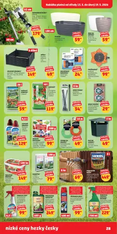 Náhled letáku Penny Market leták od 13.05.2026 | Strana: 28 | Produkty: Muškáty, Nůžky, Rajčata, Luxol