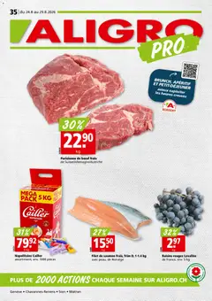 Aligro aktionen Chavannes, Matran, Genève, Sion ab 24.08.2026 gültig