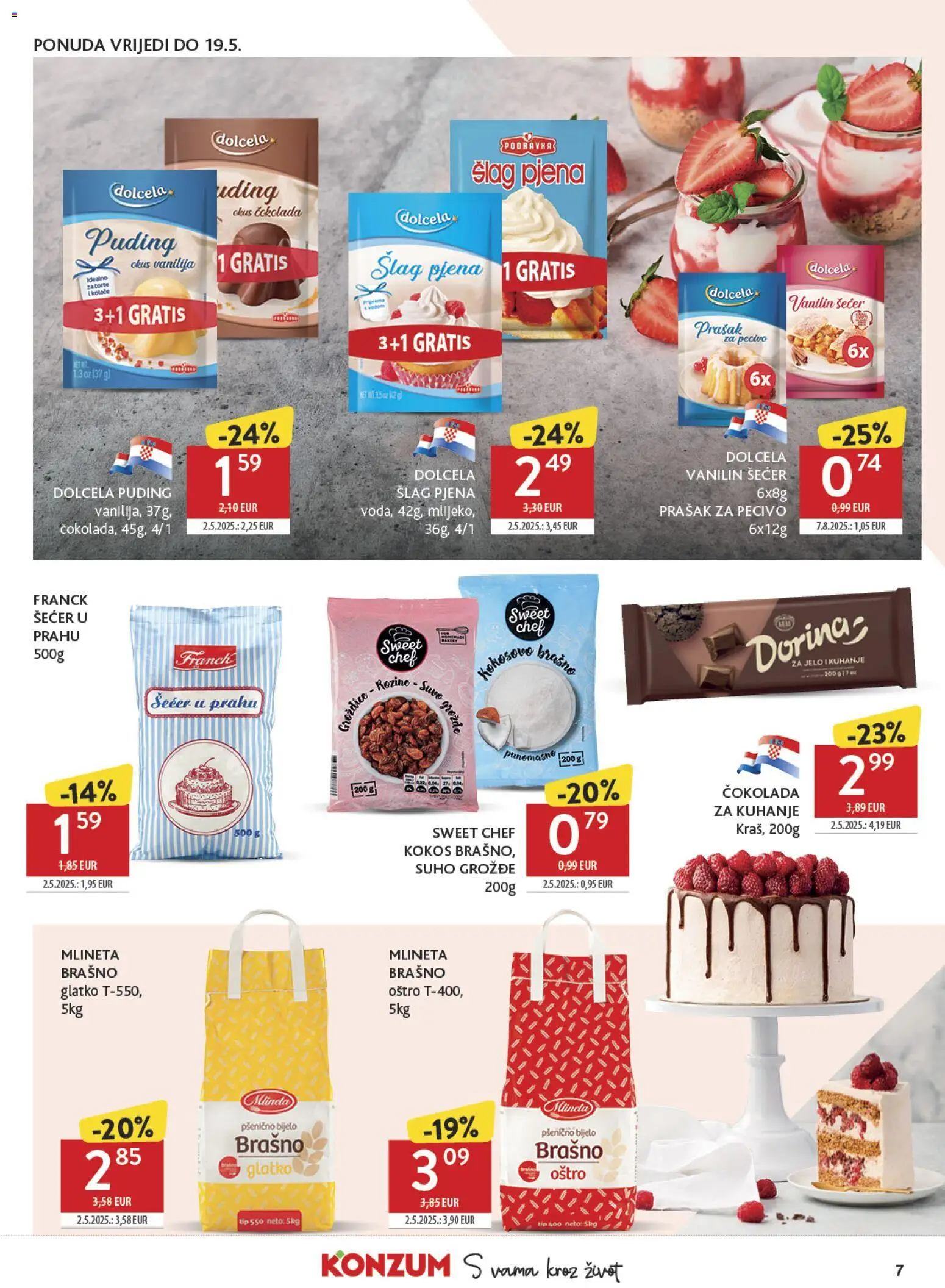 Konzum HR akciós ujság - amely érvényes a következő dátumtól: 06.05.2026 | Oldal: 7 | Termékek: Puding
