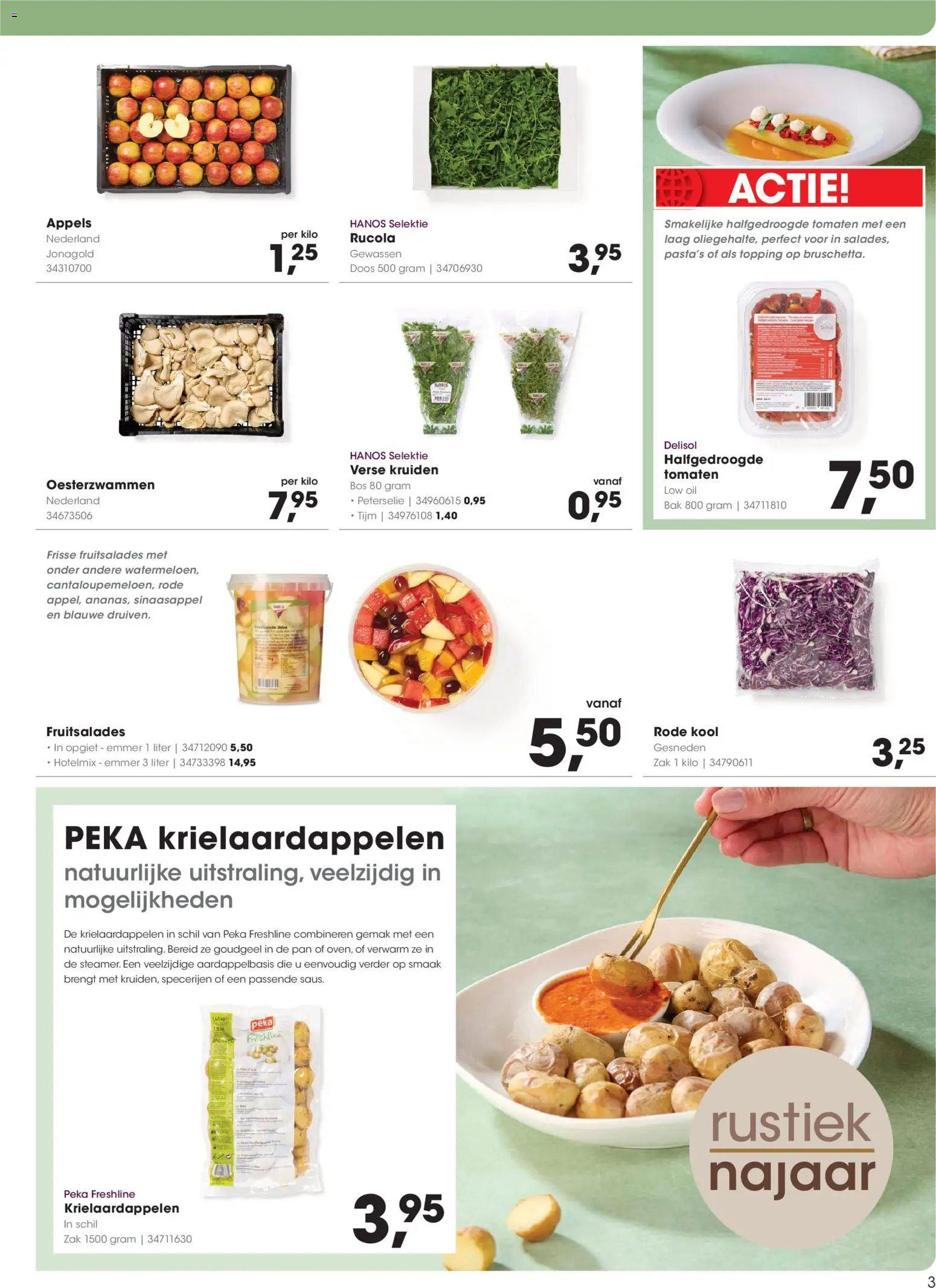 {H1} | Pagina: 3 | Producten: Appels, Zak, Kruiden, Peterselie