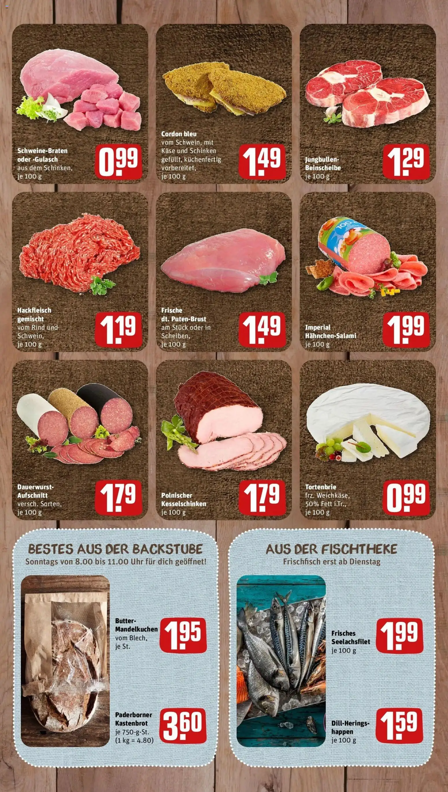 REWE Prospekt ab 14.09.2026 zum Blättern » Angebote | Seite: 7 | Produkte: Putenbrust, Gulasch, Uhr, Hackfleisch