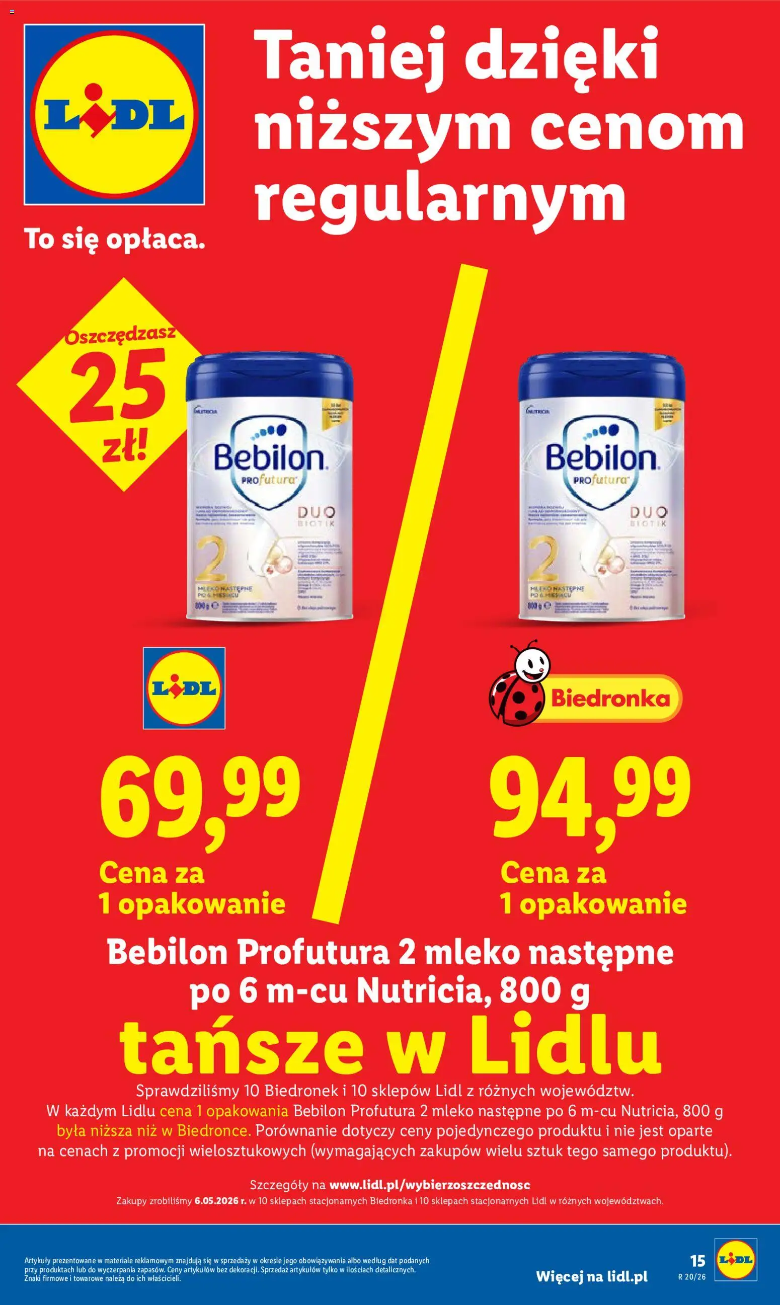 Lidl Polsko leták od 11.05.2026 | Strana: 15 | Produkty: Mléko