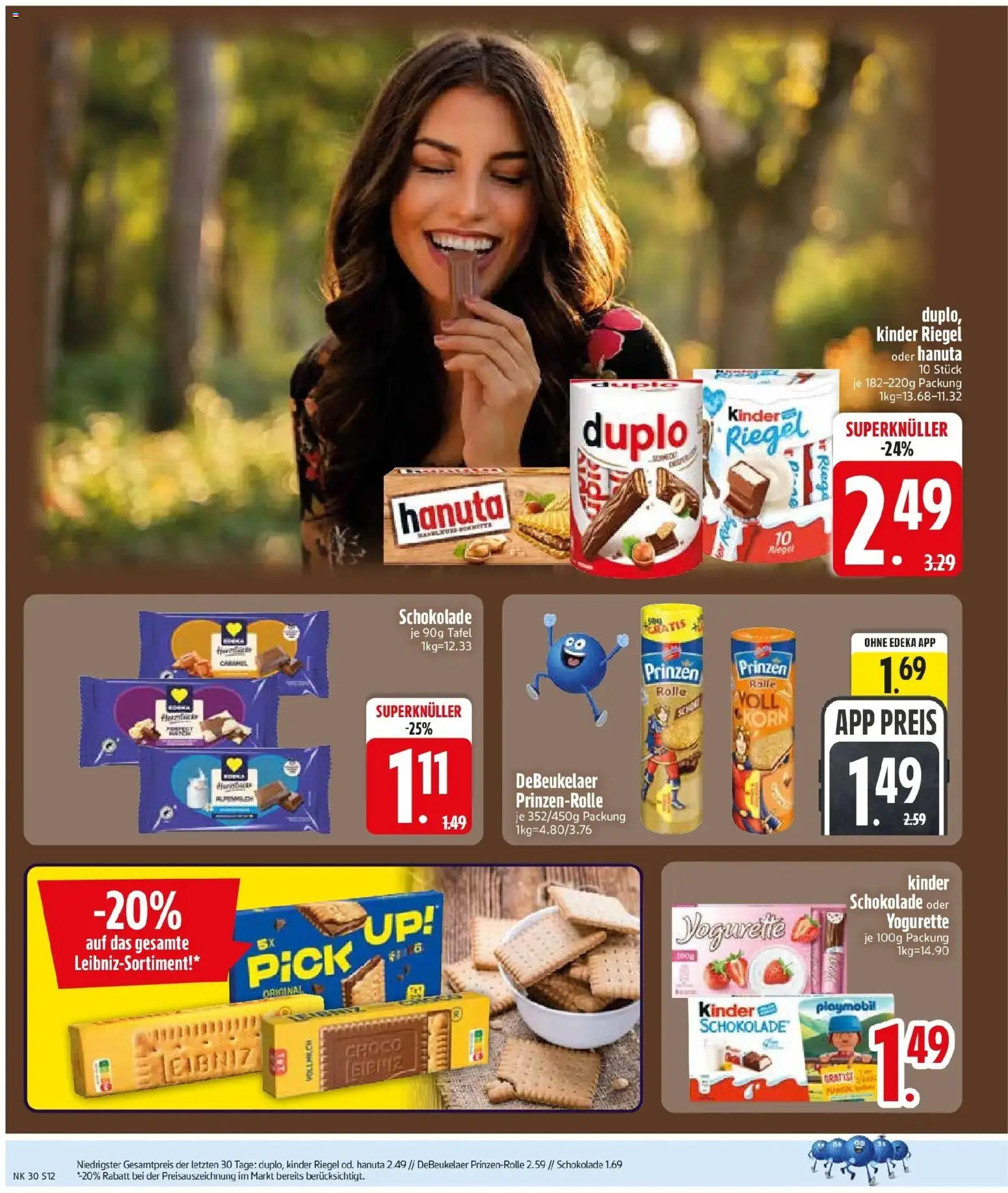 Edeka prospekt Siegenburg – gültig ab 20.07.2026 | Seite: 14 | Produkte: Yogurette, Schokolade, Kinder riegel