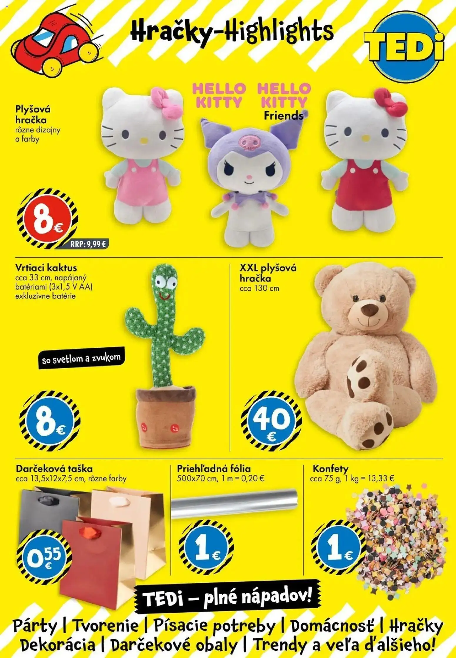 TEDi nové otvorenie - od 23.08.2026 → Aktuálna ponuka online | Strana: 4 | Produkty: Fólia, Batérie, Hračky, Taška