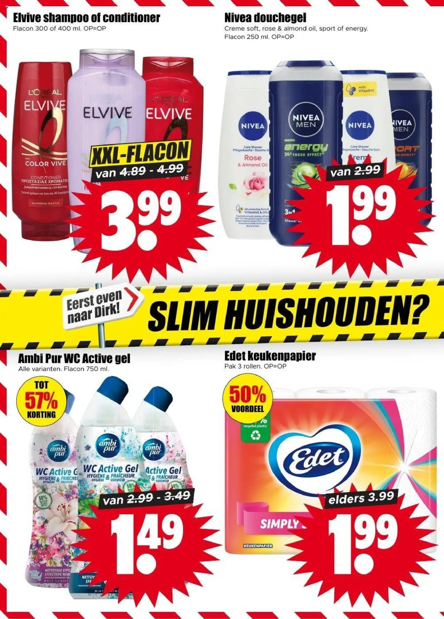 {H1} | Pagina: 18 | Producten: Keukenpapier, Shampoo, Crème, Douchegel