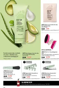 Pogląd oferty "Oriflame Katalog 11 2026" - ważna od 29.07.2026 | Strona: 130 | Produkty: Olej z awokado, Olej, Maska, Krem do stóp