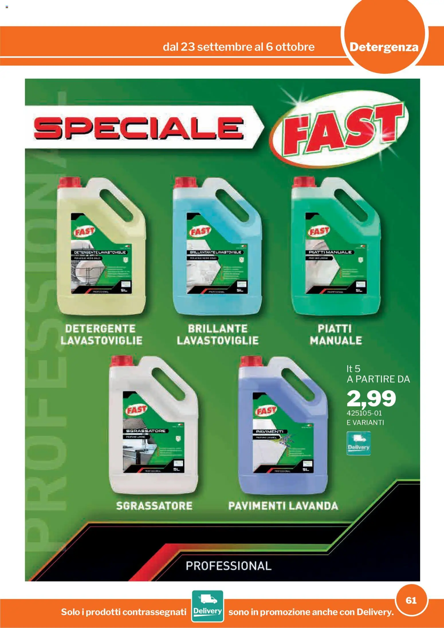 Volantino Sogegross del 23/09/2026 | Pagina: 61 | Prodotti: Detergente, Sgrassatore, Limone, Lavanda