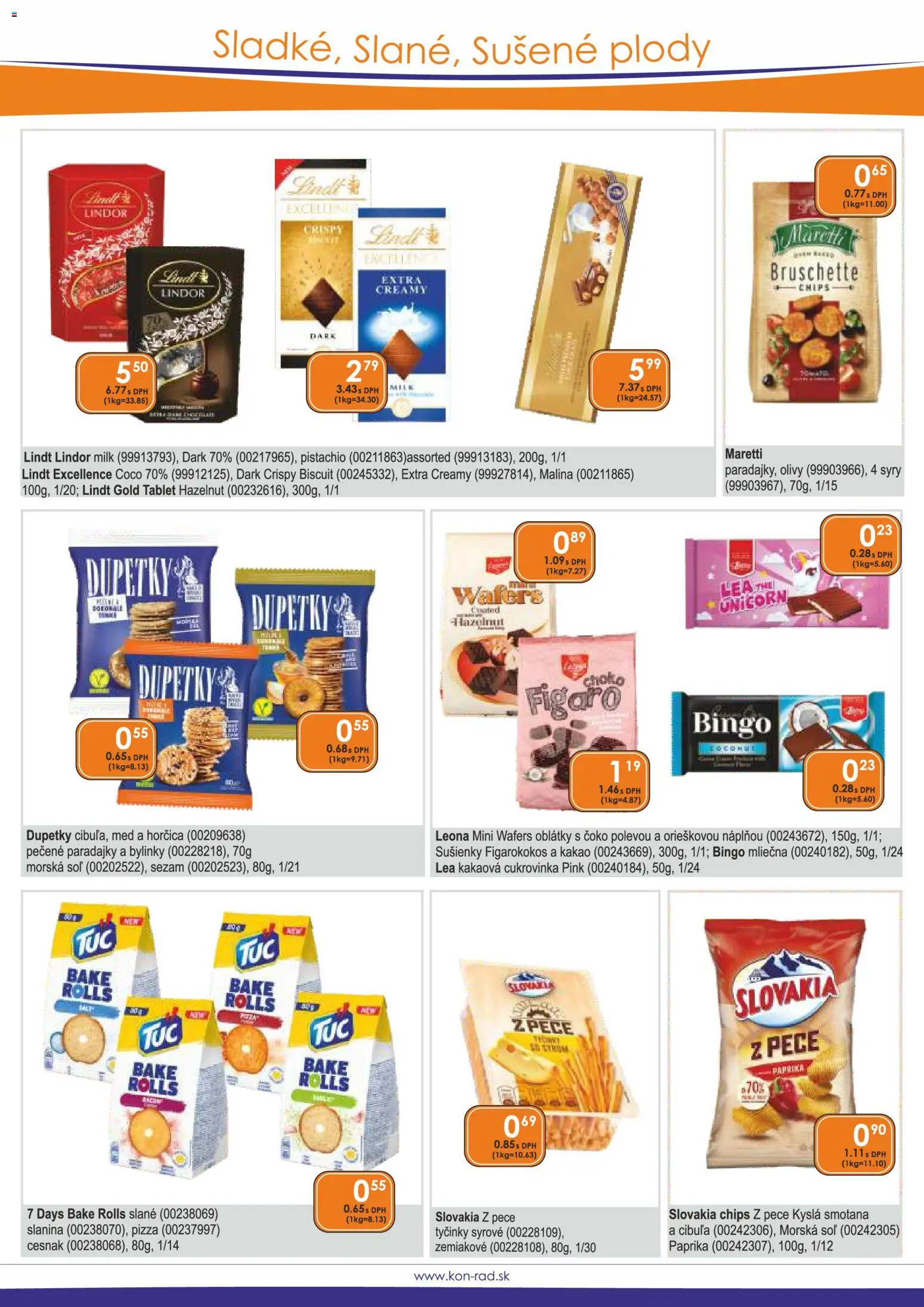 Nové KON - RAD akcie – leták je platný od 01.04.2026 | Strana: 33 | Produkty: Tablet, Paradajky, Cesnak