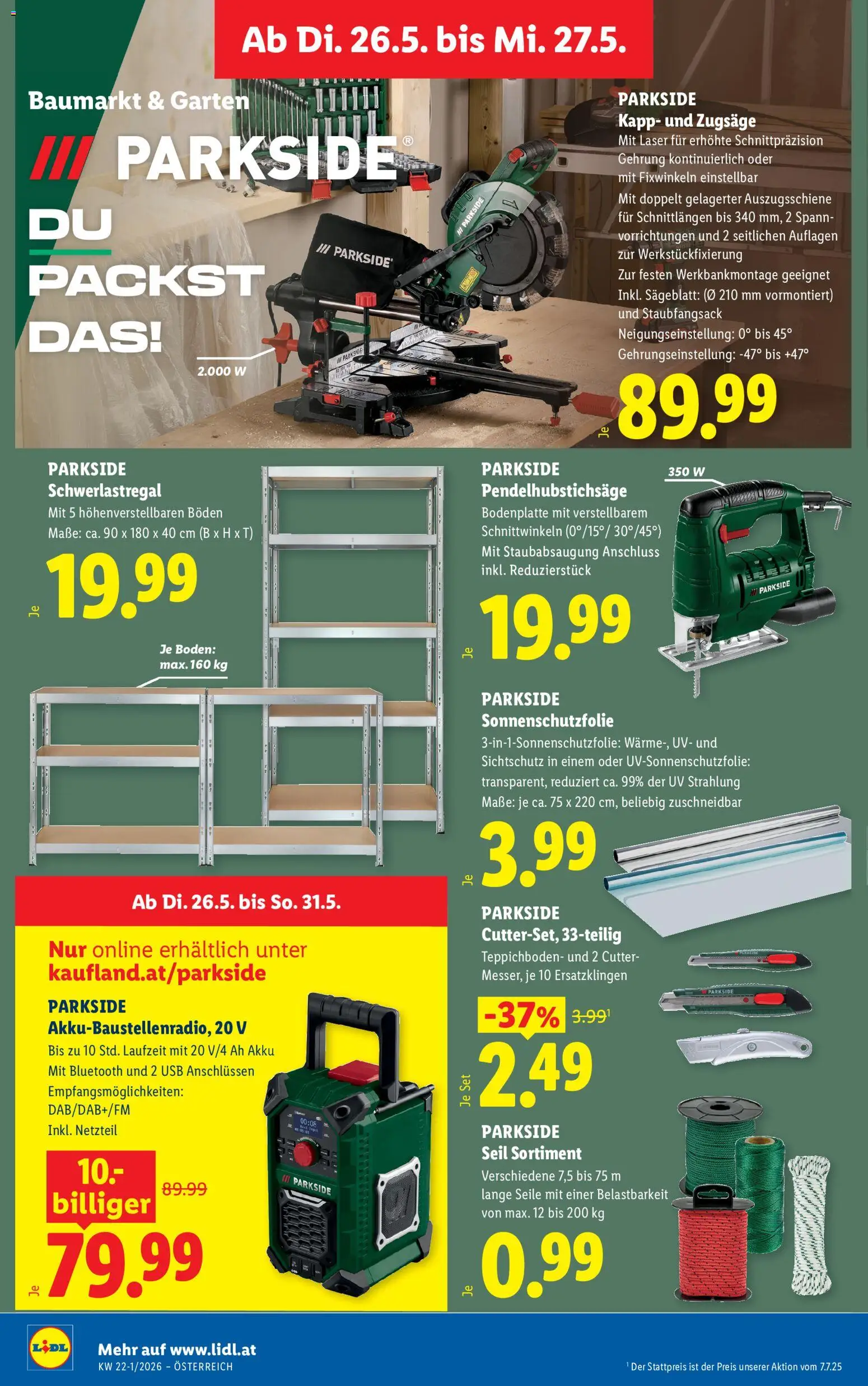 Lidl - Flugblatt gültig ab 21.05.2026 | Seite: 31 | Produkte: USB, Cutter