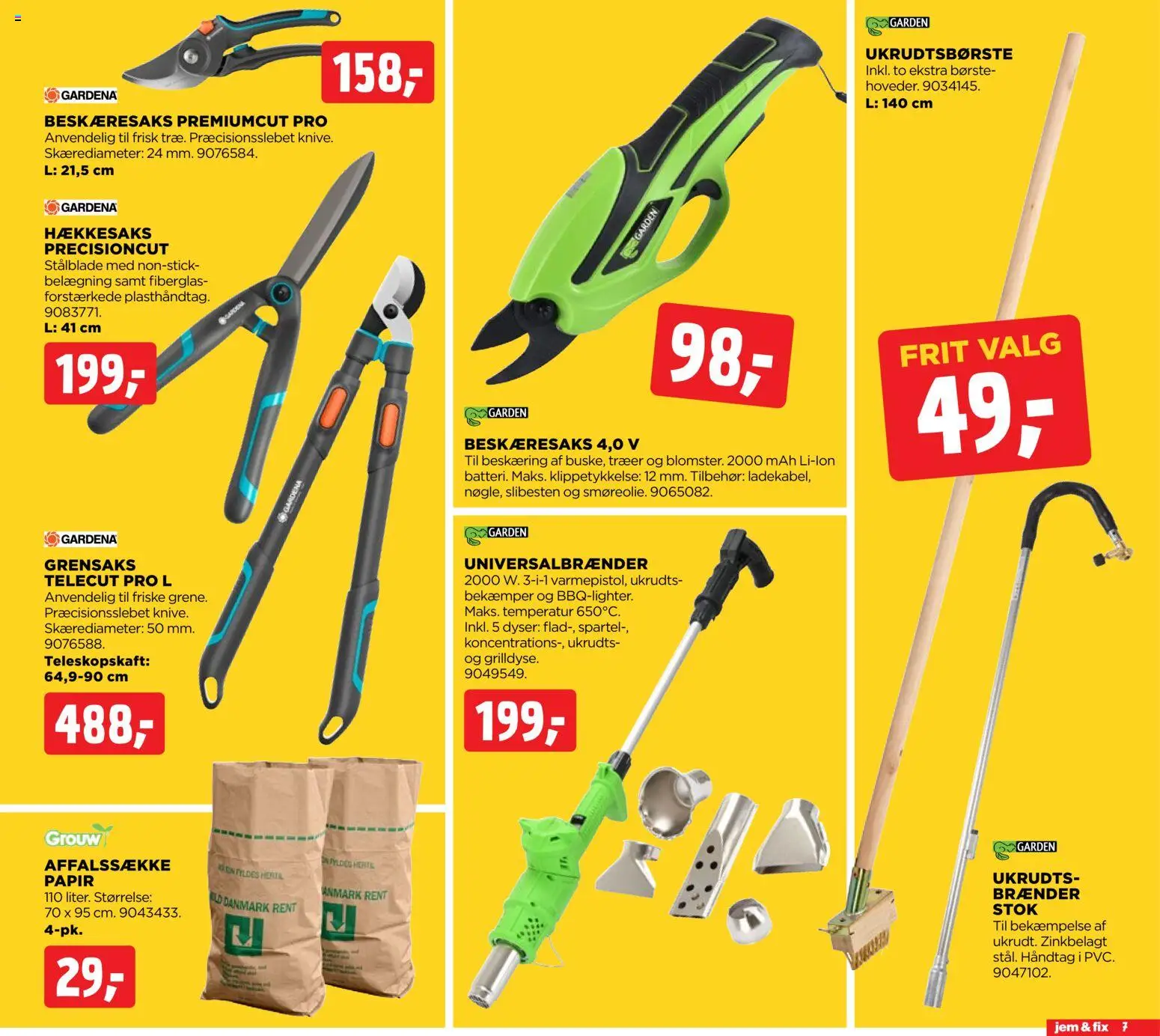 Jem & fix tilbudsavis – gyldig fra 02/08/2026 | Side: 7 | Produkter: Børste