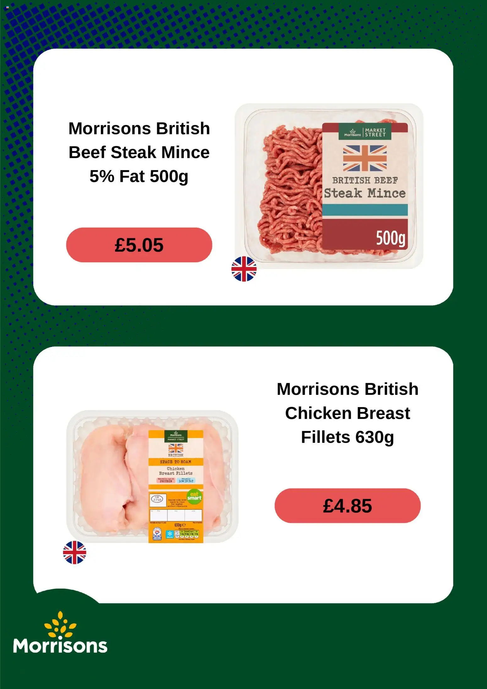 {H1} | Page: 5 | Products: Chicken, Chicken breast, Beef, Chicken breast fillets