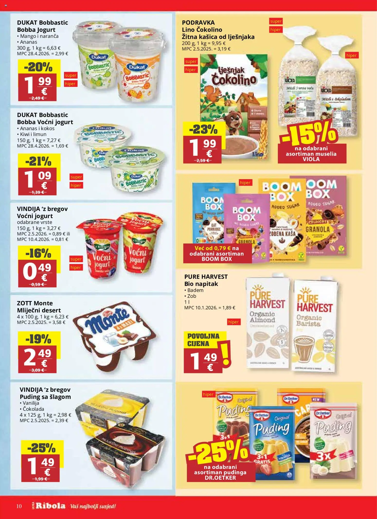 Ribola katalog | vrijedi od 08.07.2026 | Stranica: 10 | Proizvodi: Čokolada, Ananas, Limun, Čokolino